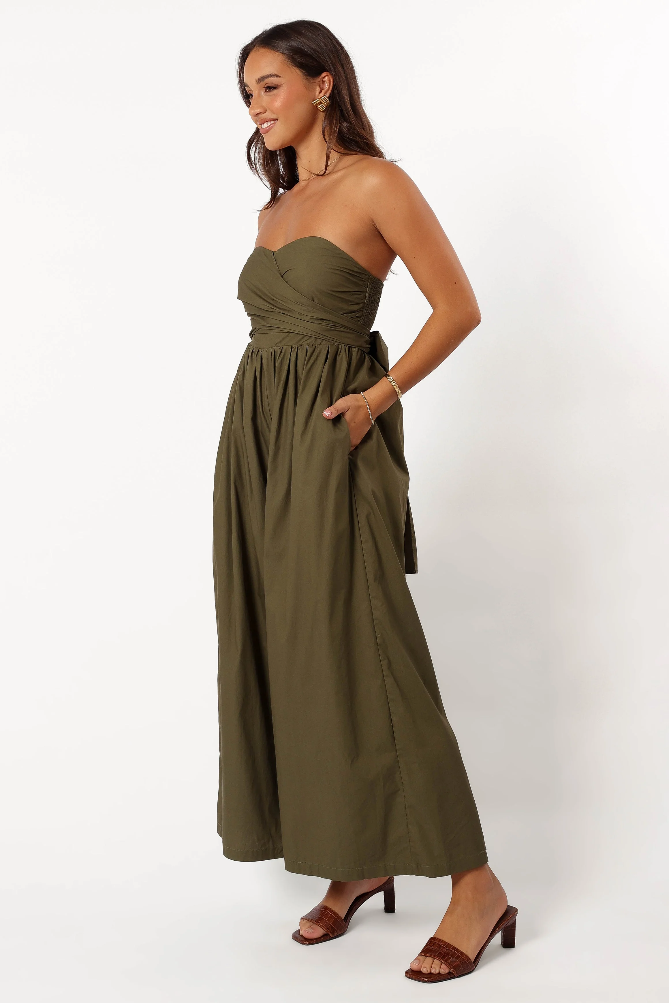 Marias Jumpsuit - Deep Olive
