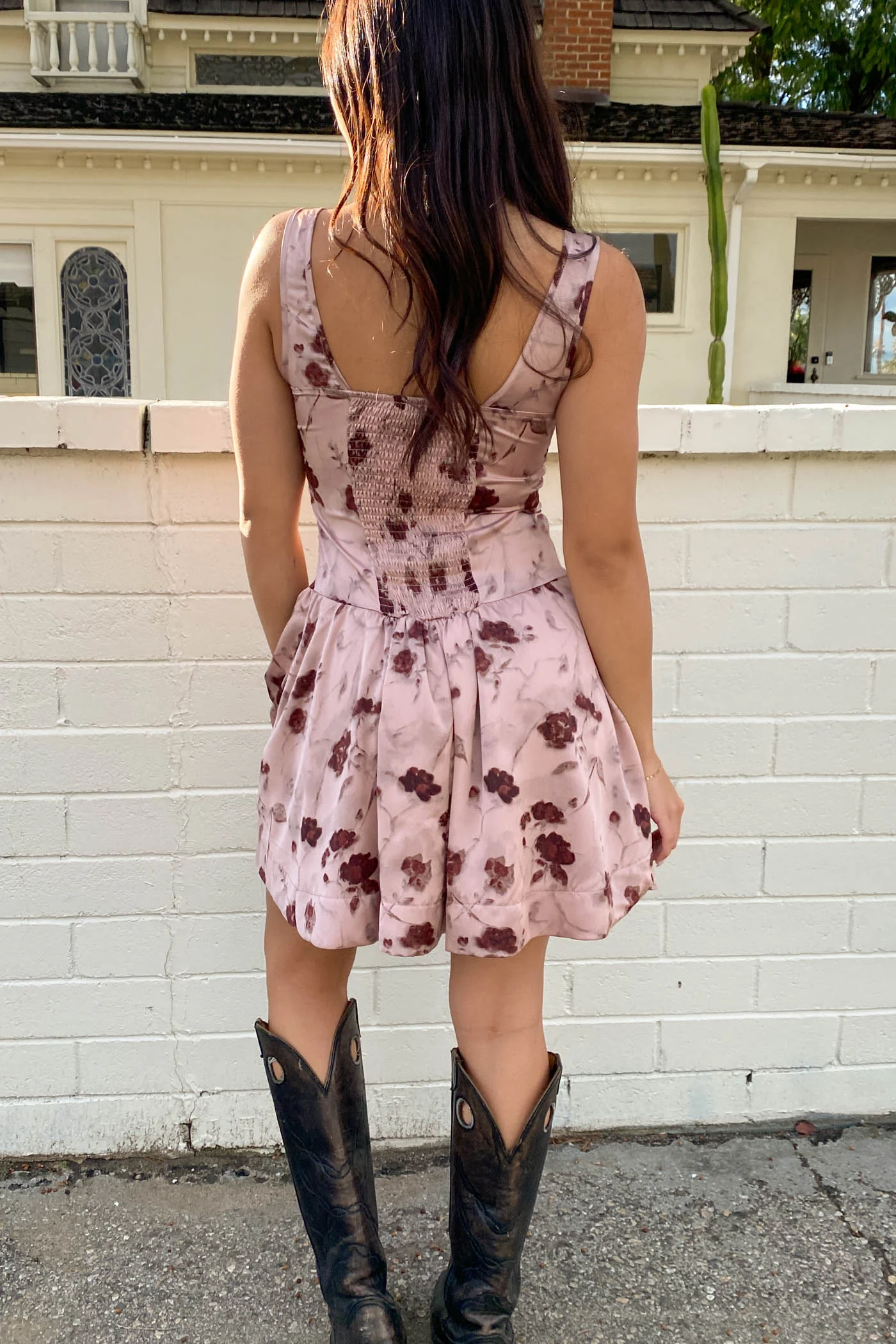 Floral Corset Mini Dress