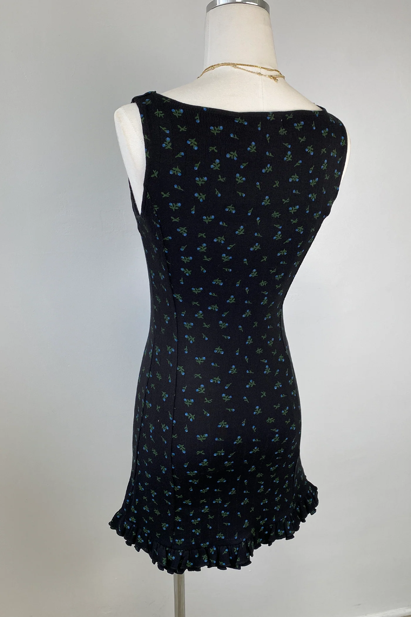 Ditsy Floral Sleeveless Dress