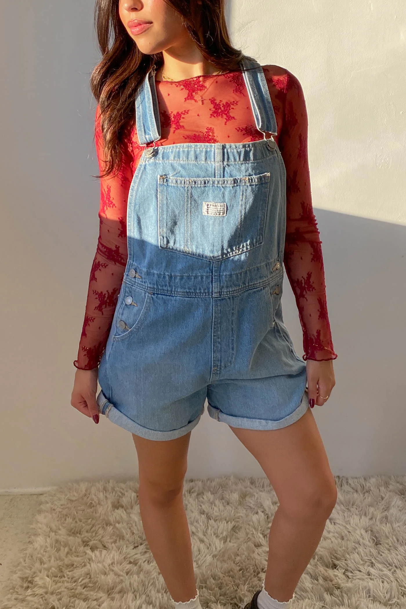 Long Sleeve Lace Layering Top