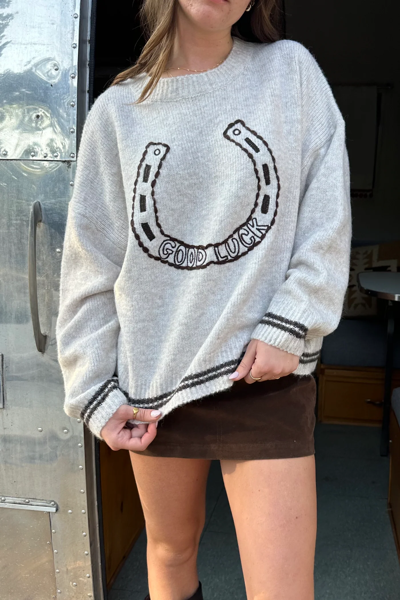 Faux Suede Mini Skort