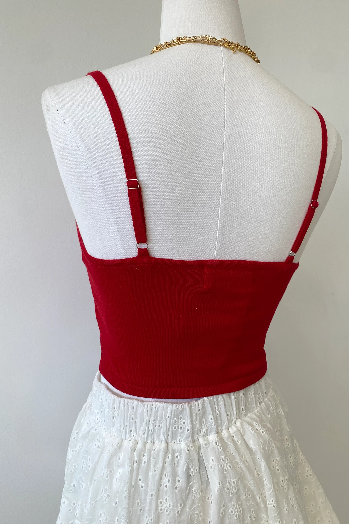 USA Knit Graphic Cami Top