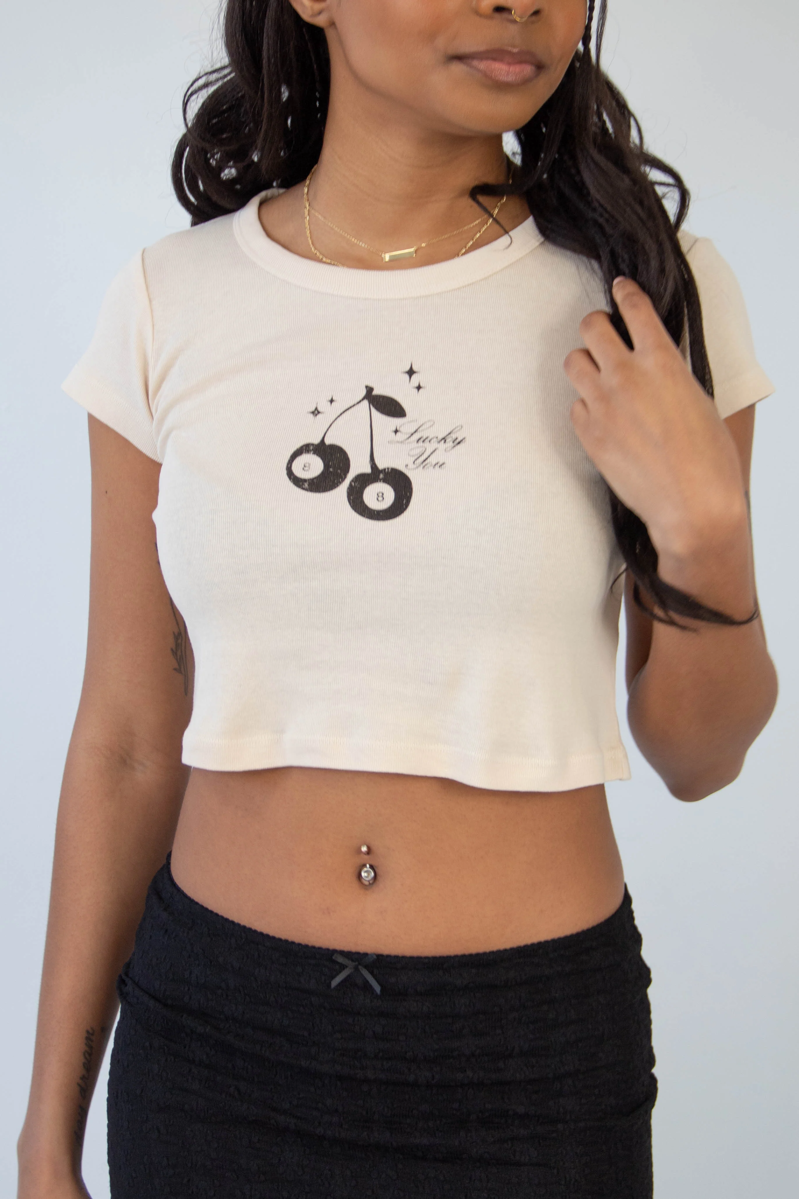 Lucky You OG Graphic Babydoll Tee