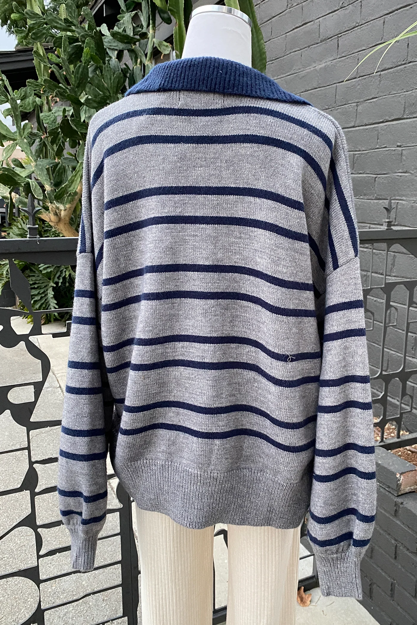 Oversized Striped Sweater