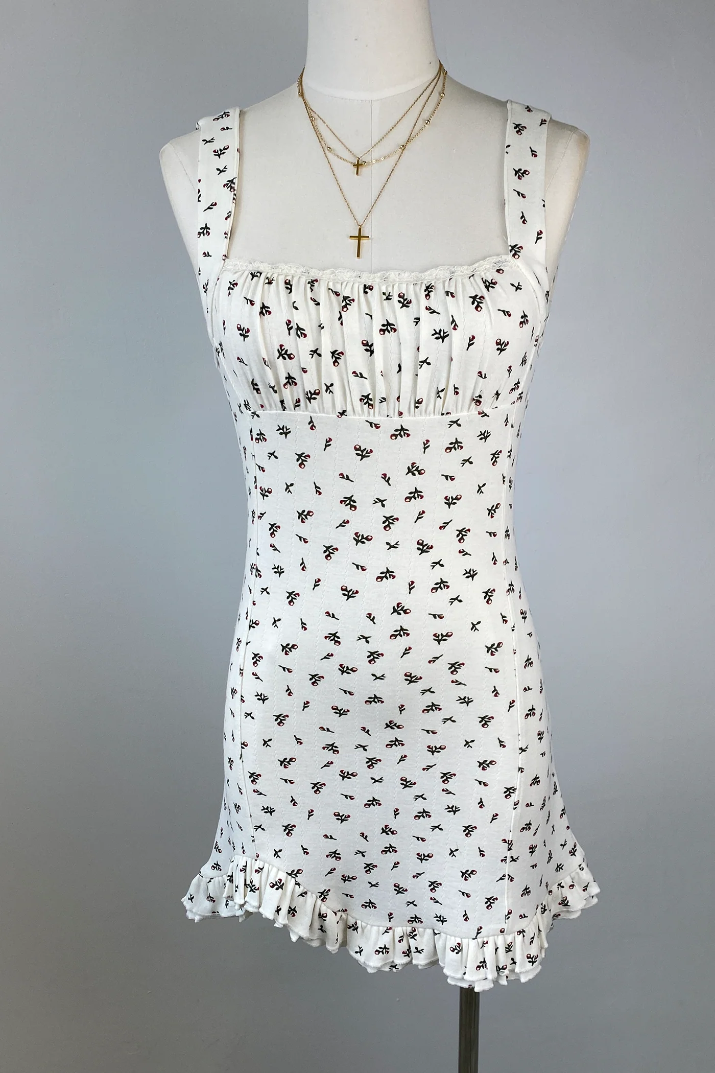 Ditsy Floral Sleeveless Dress