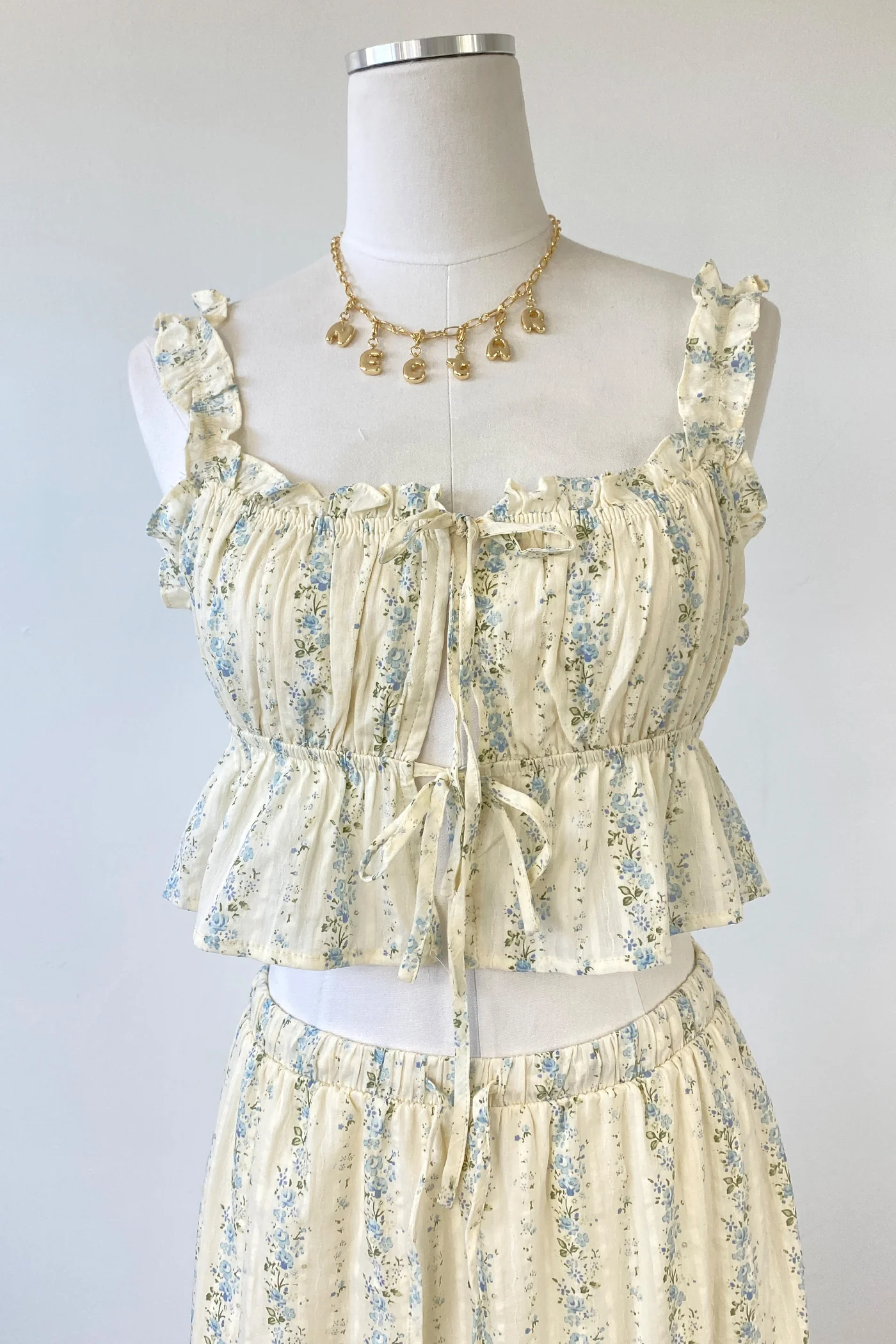 Ruffled Babydoll Top