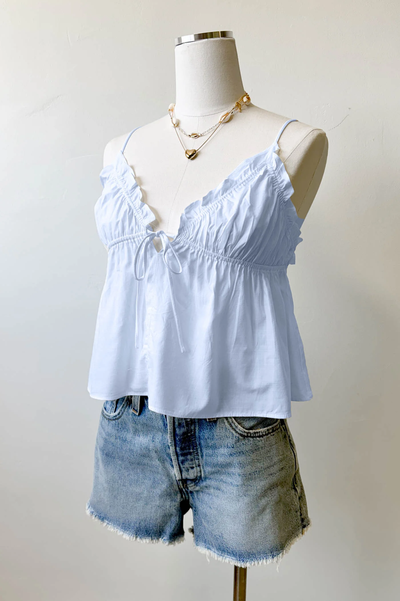 Ruffled Babydoll Top