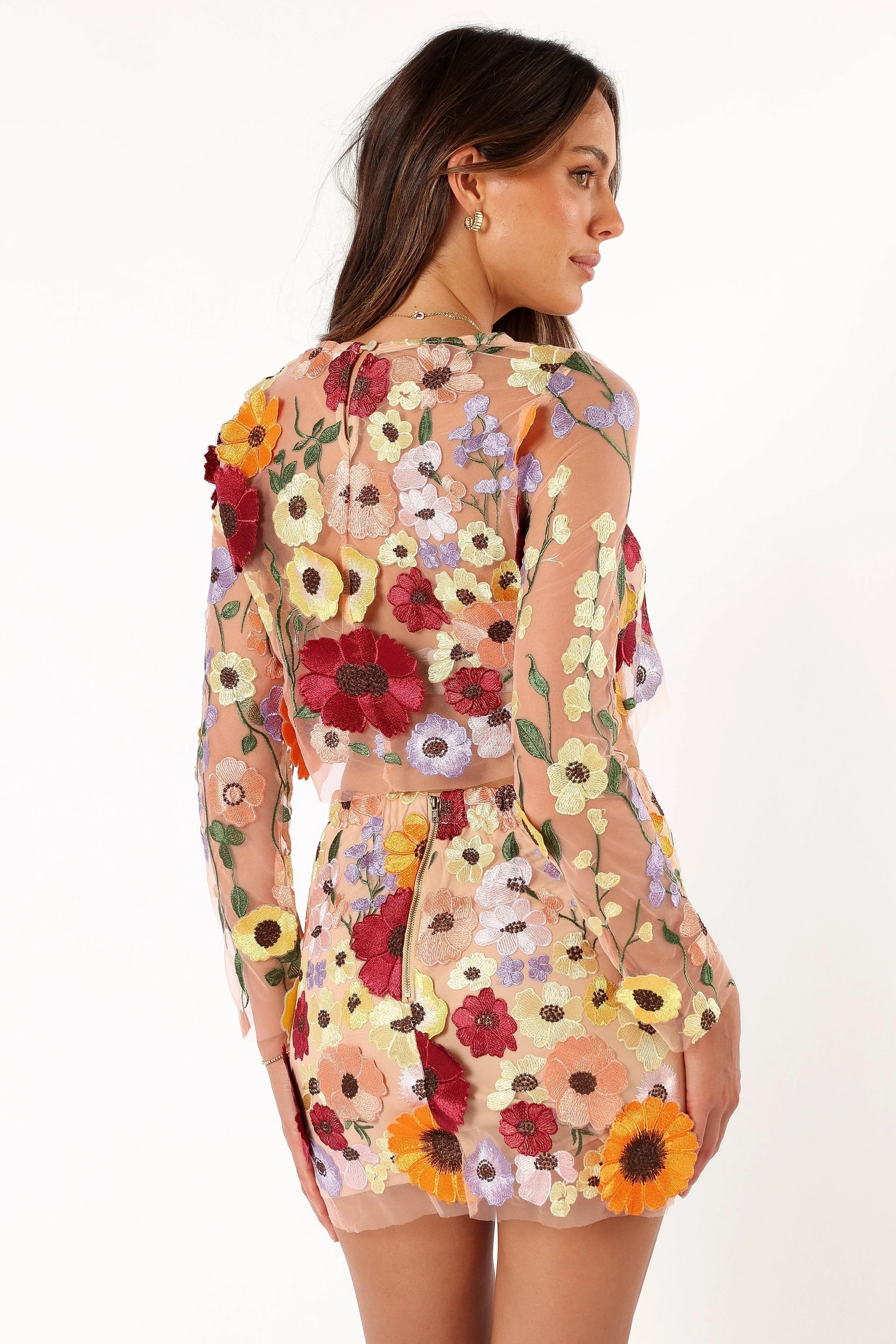 Wrenn Skirt - Pink Bloom