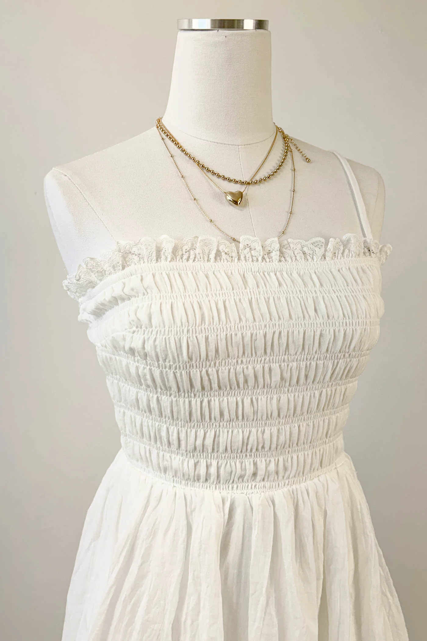 Smocked Mini Cami Dress