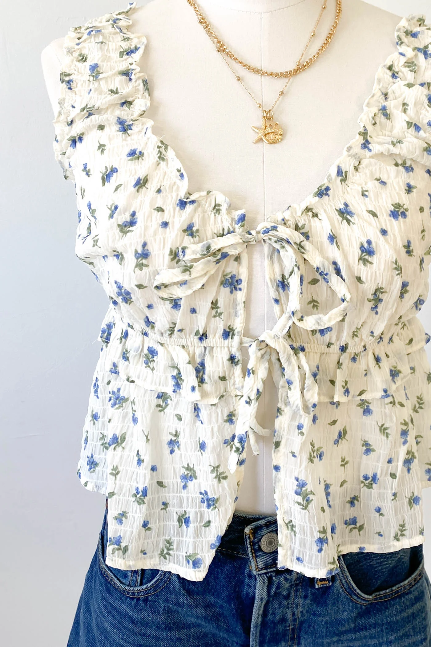 Ruched Sleeveless Top