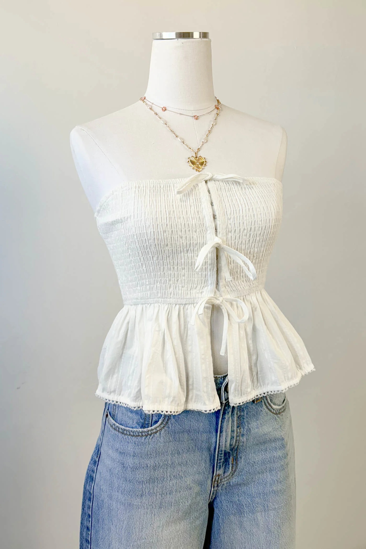 Strapless Corset Top