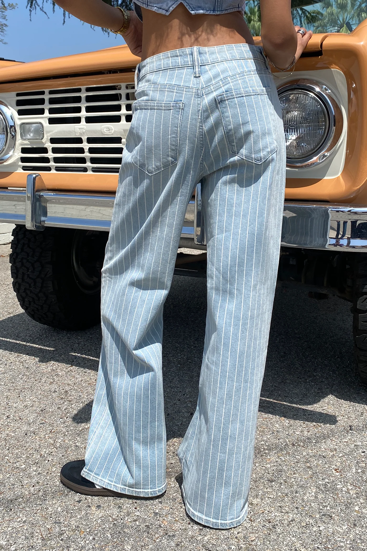 Nectar Premium Denim: Striped Baggy Jeans