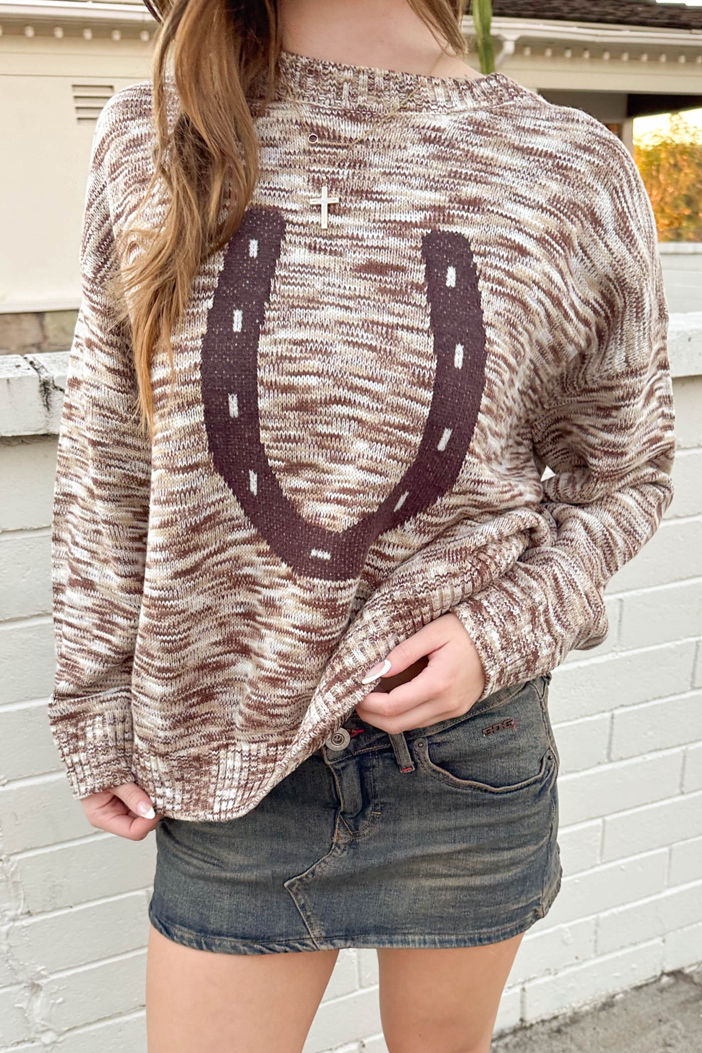 Lucky Horseshoe Sweater