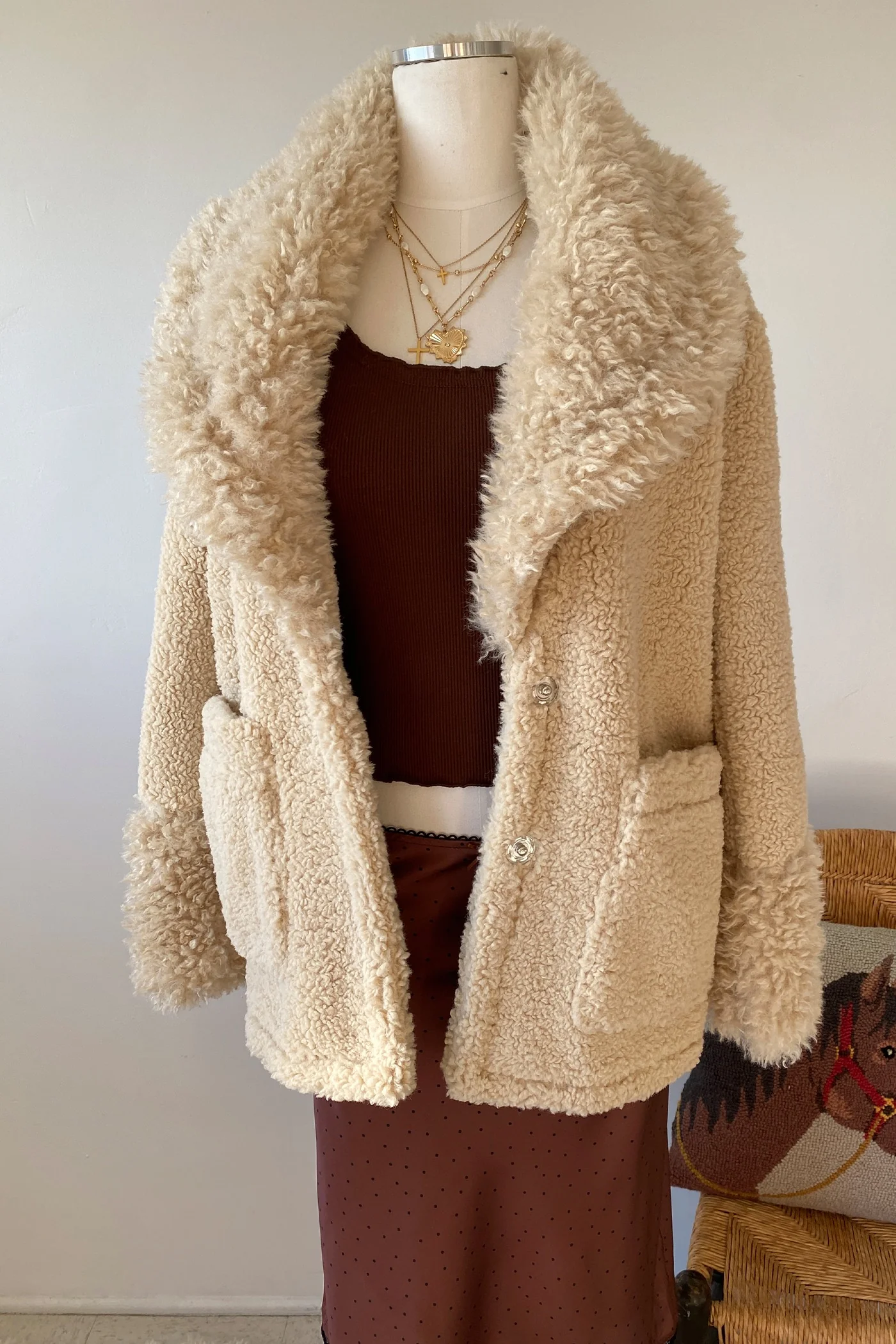 Fur Lined Sherpa Jacket