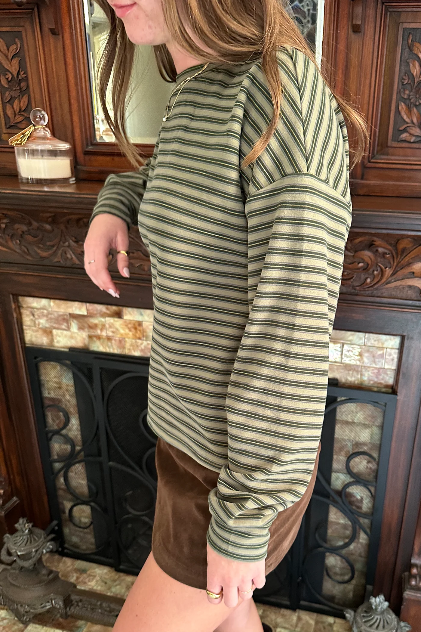 Striped Long Sleeve Top