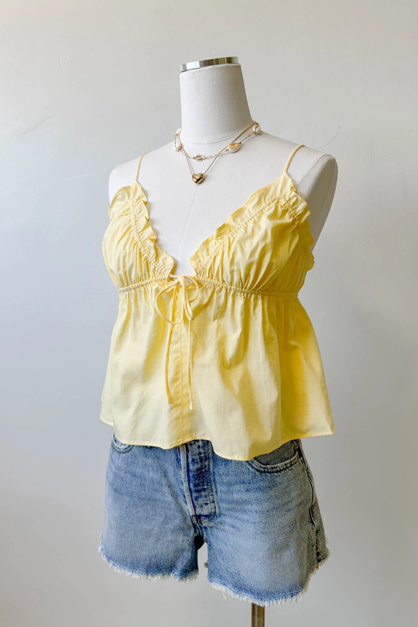 Ruffled Babydoll Top