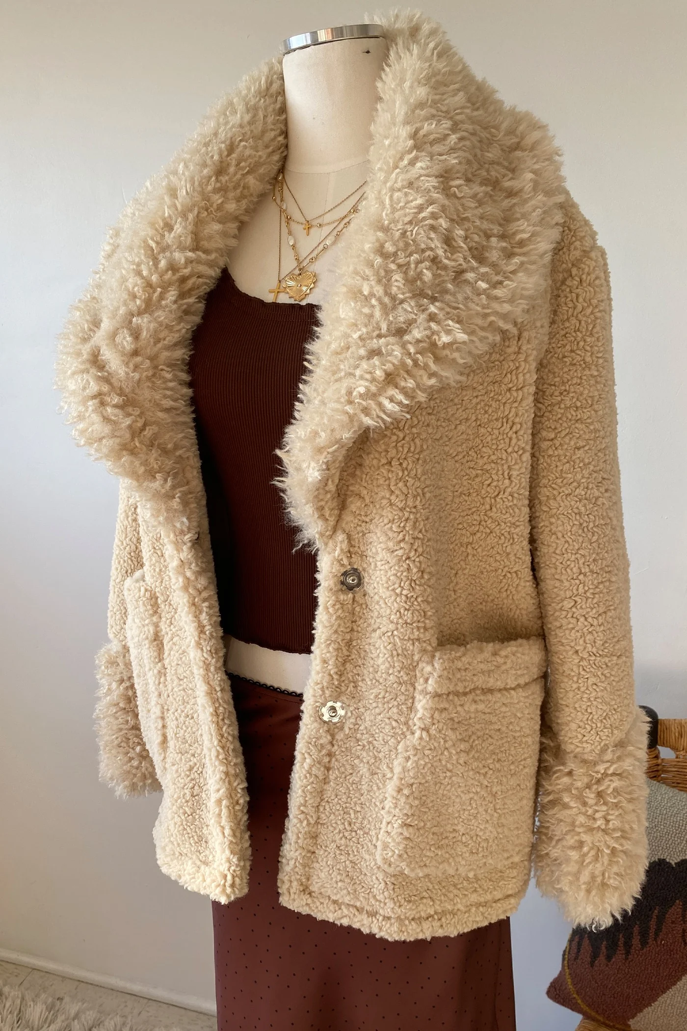 Fur Lined Sherpa Jacket