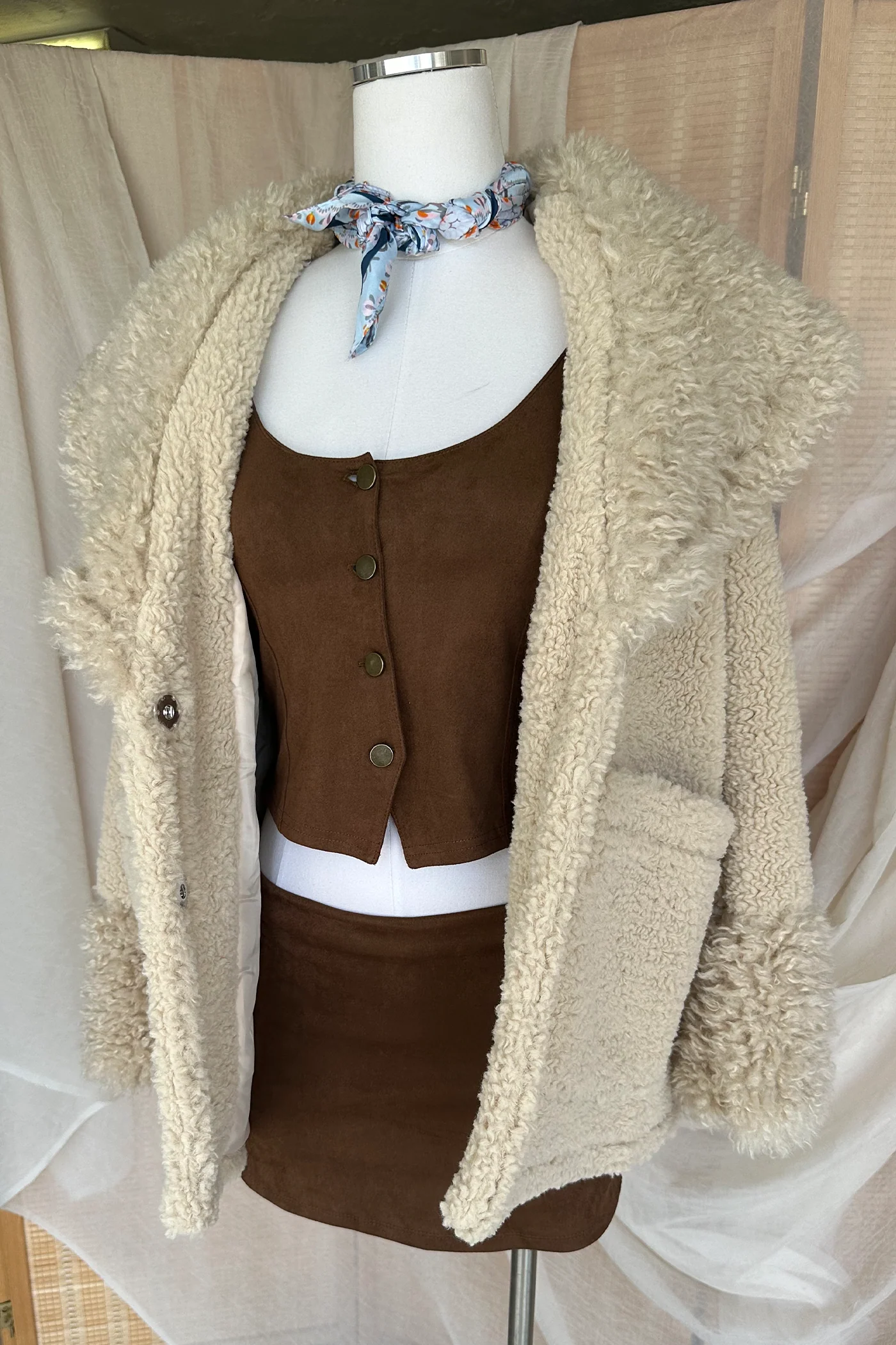 Fur Lined Sherpa Jacket