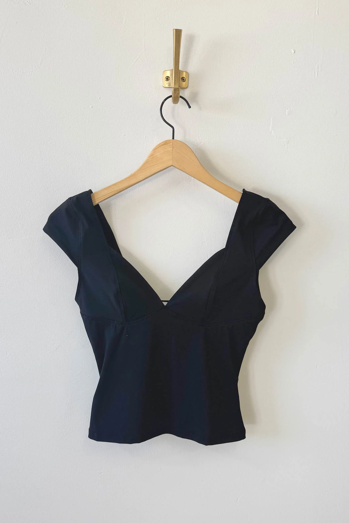 Open Back Cap Sleeve Top