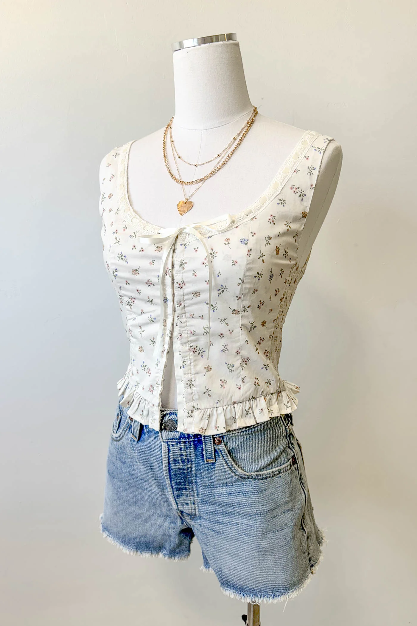Floral Corset Top