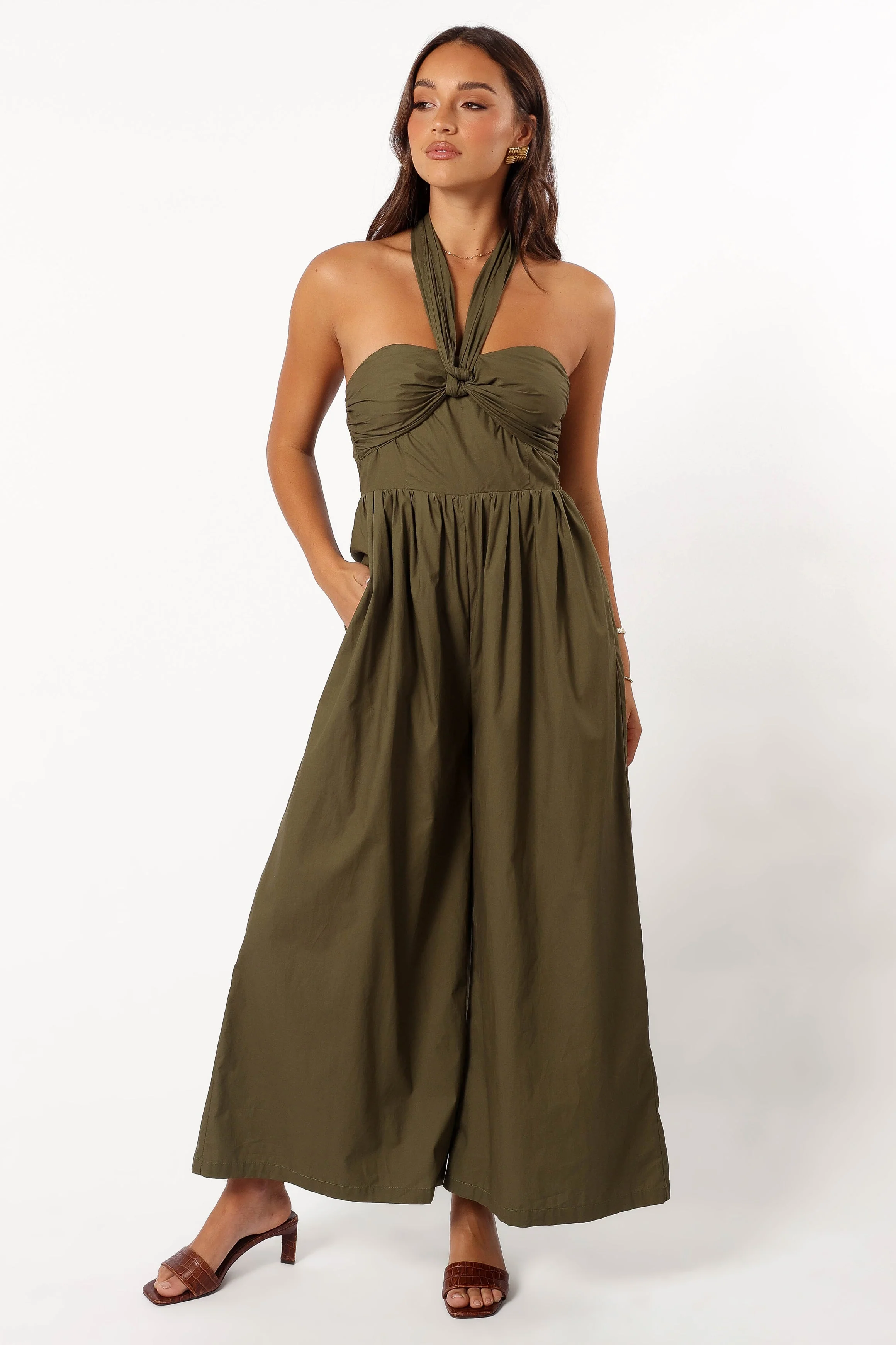 Marias Jumpsuit - Deep Olive
