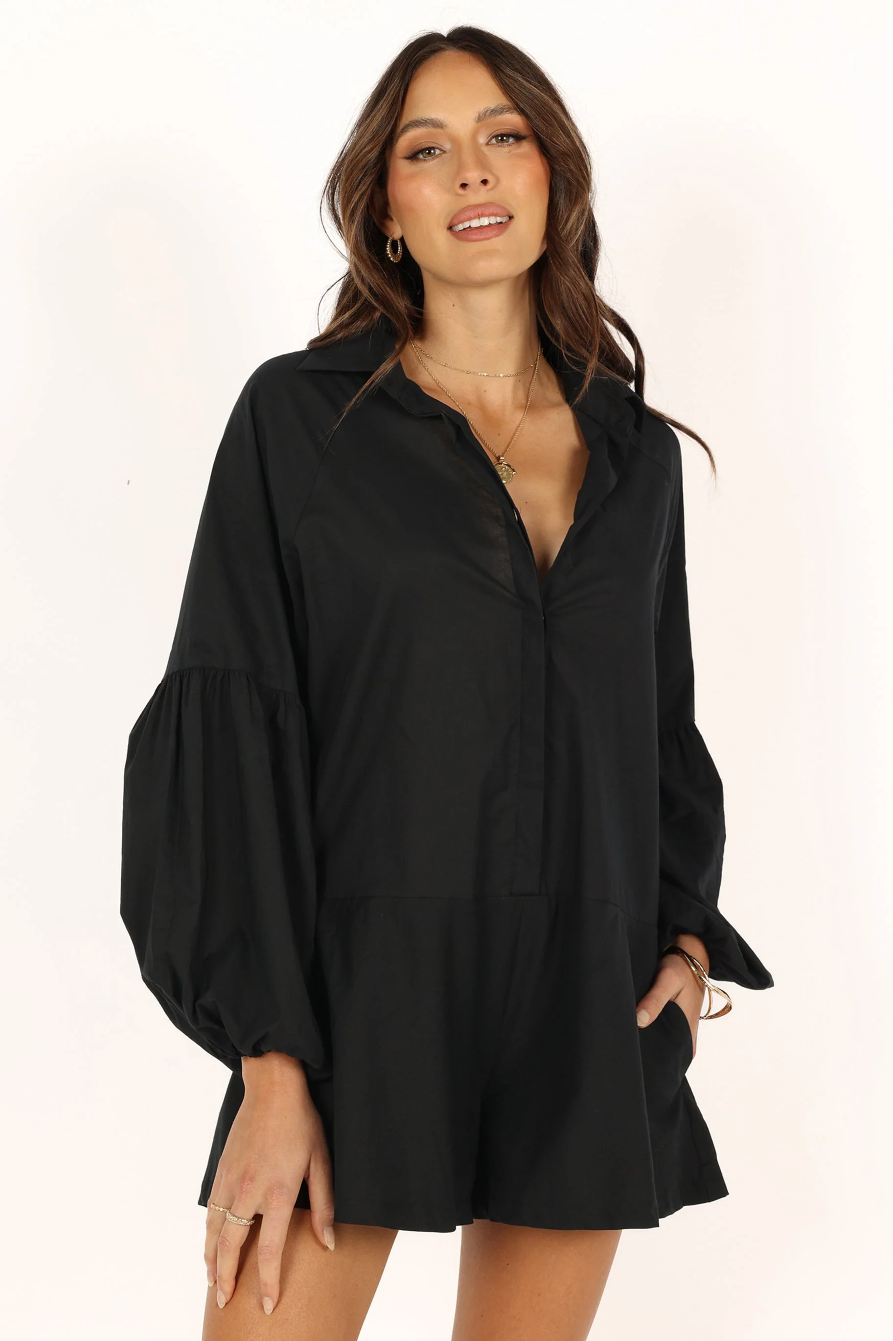Elsa Romper - Black