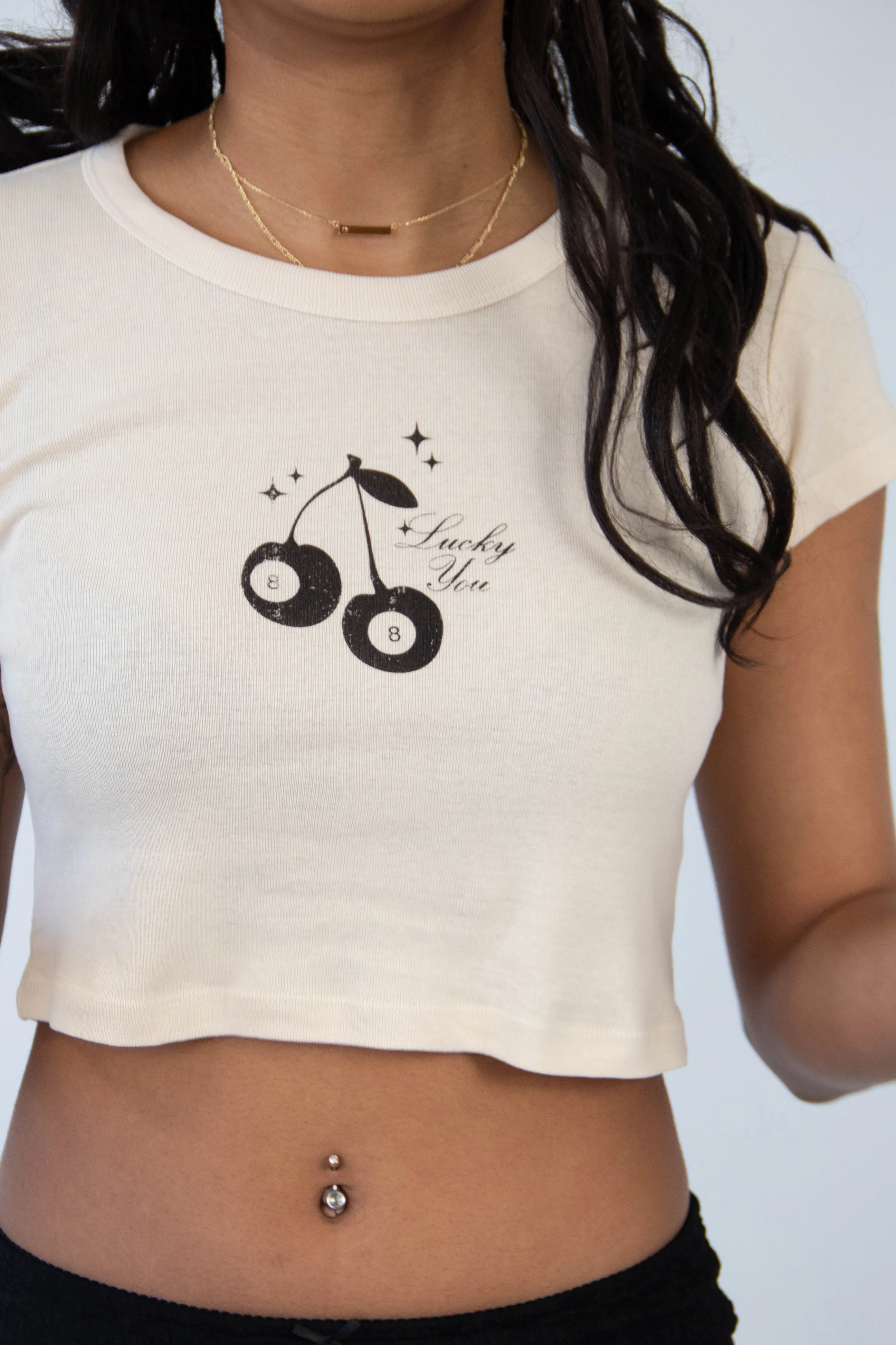 Lucky You OG Graphic Babydoll Tee