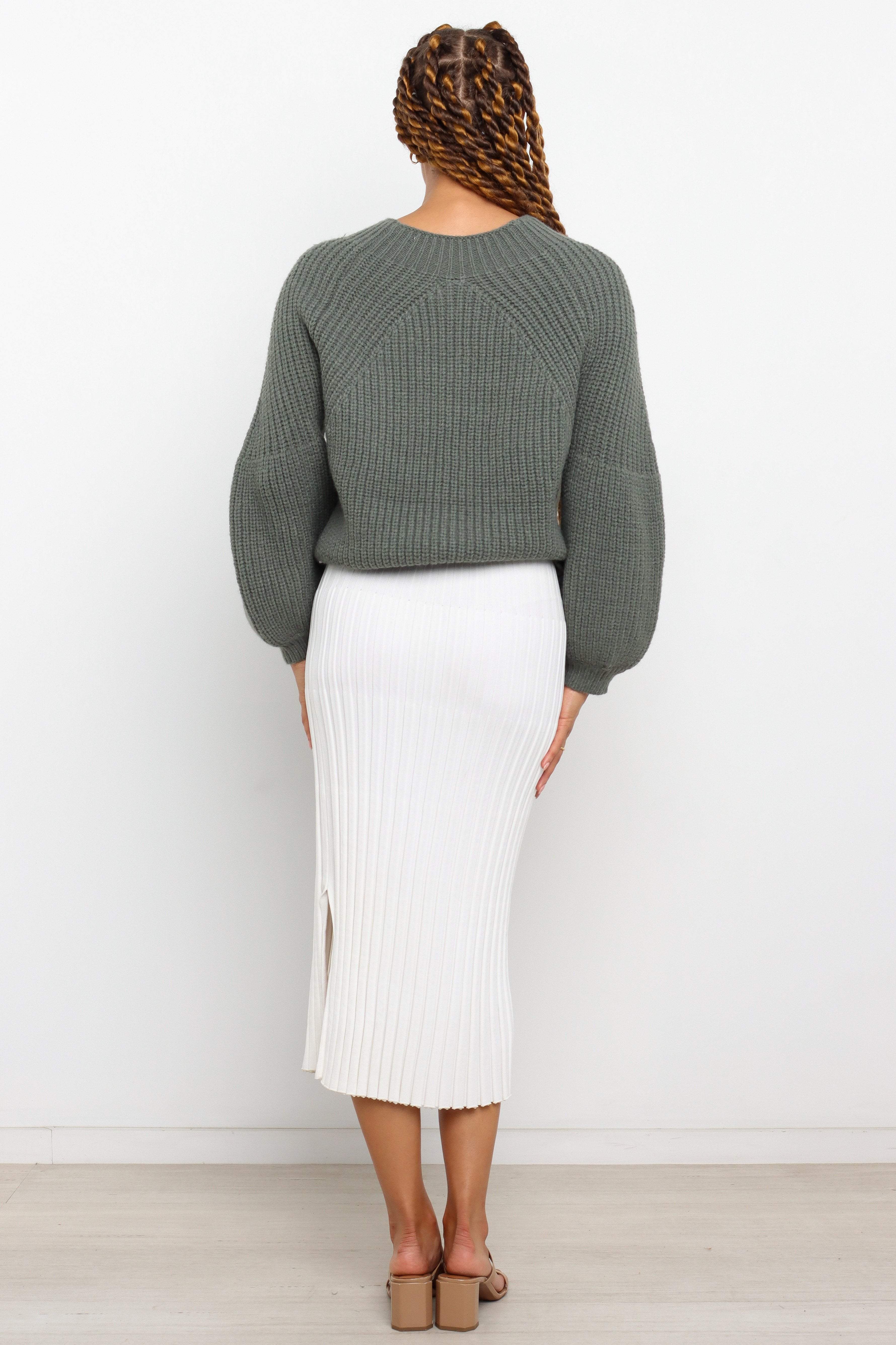 London Knit Sweater - Emerald