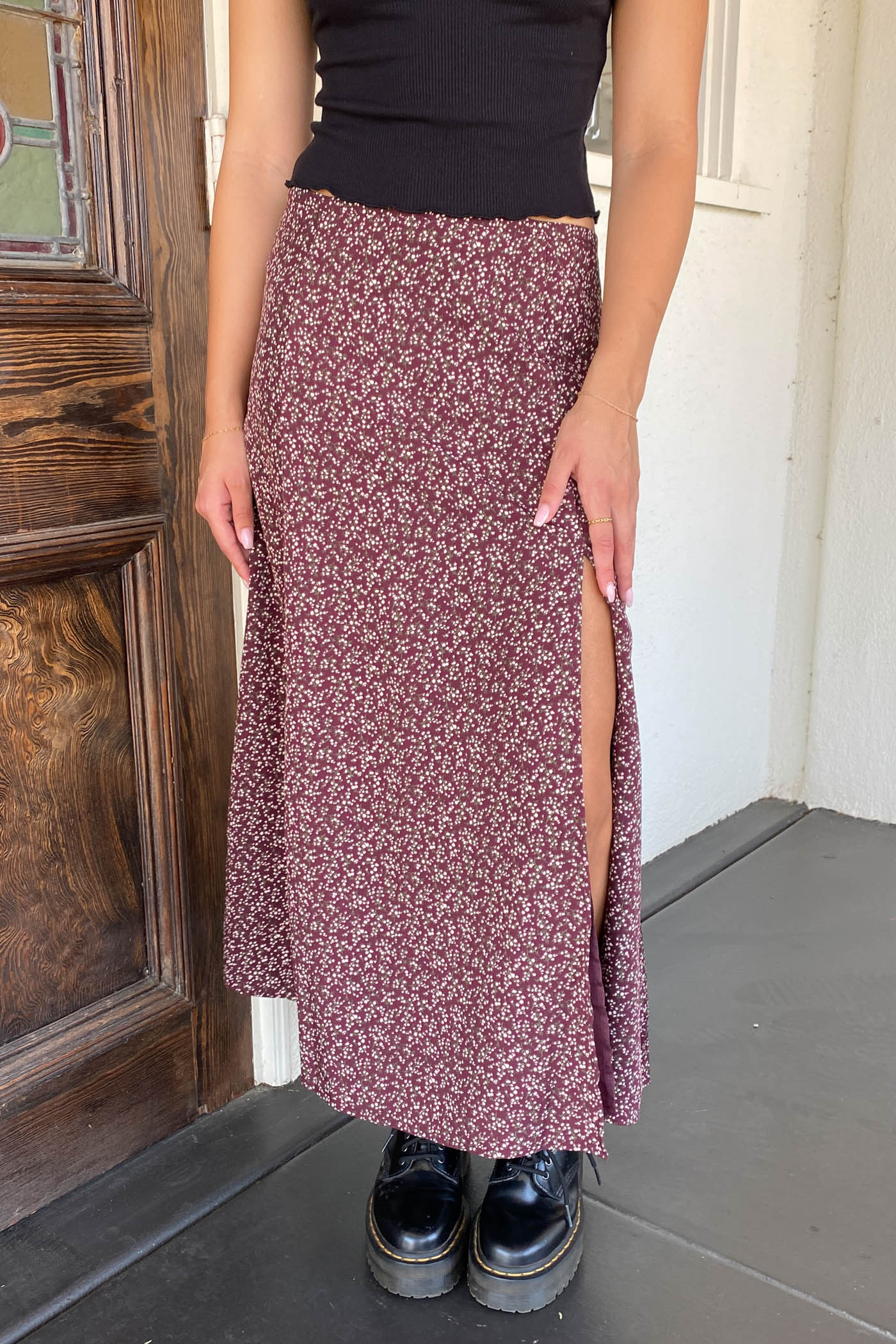 Ditsy Floral Maxi Skirt