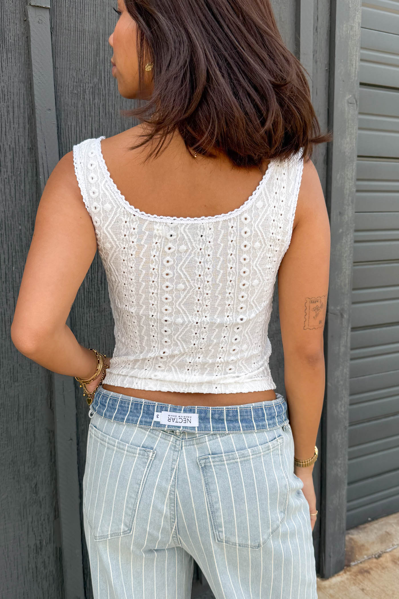 Stretch Lace Corset Top