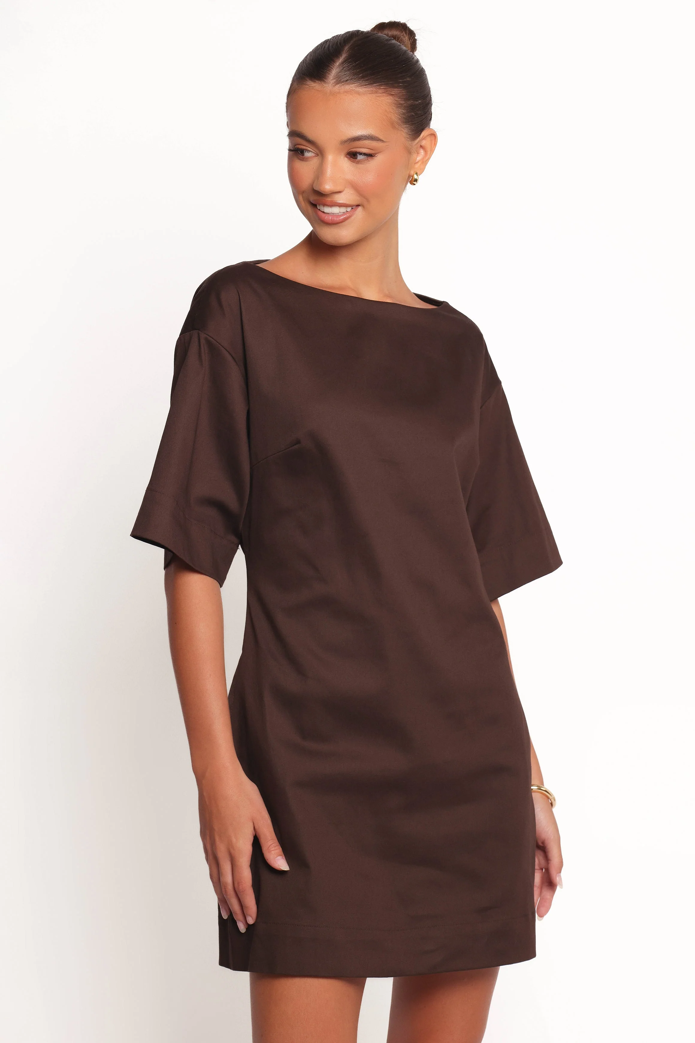 Thorne Mini Dress - Chocolate