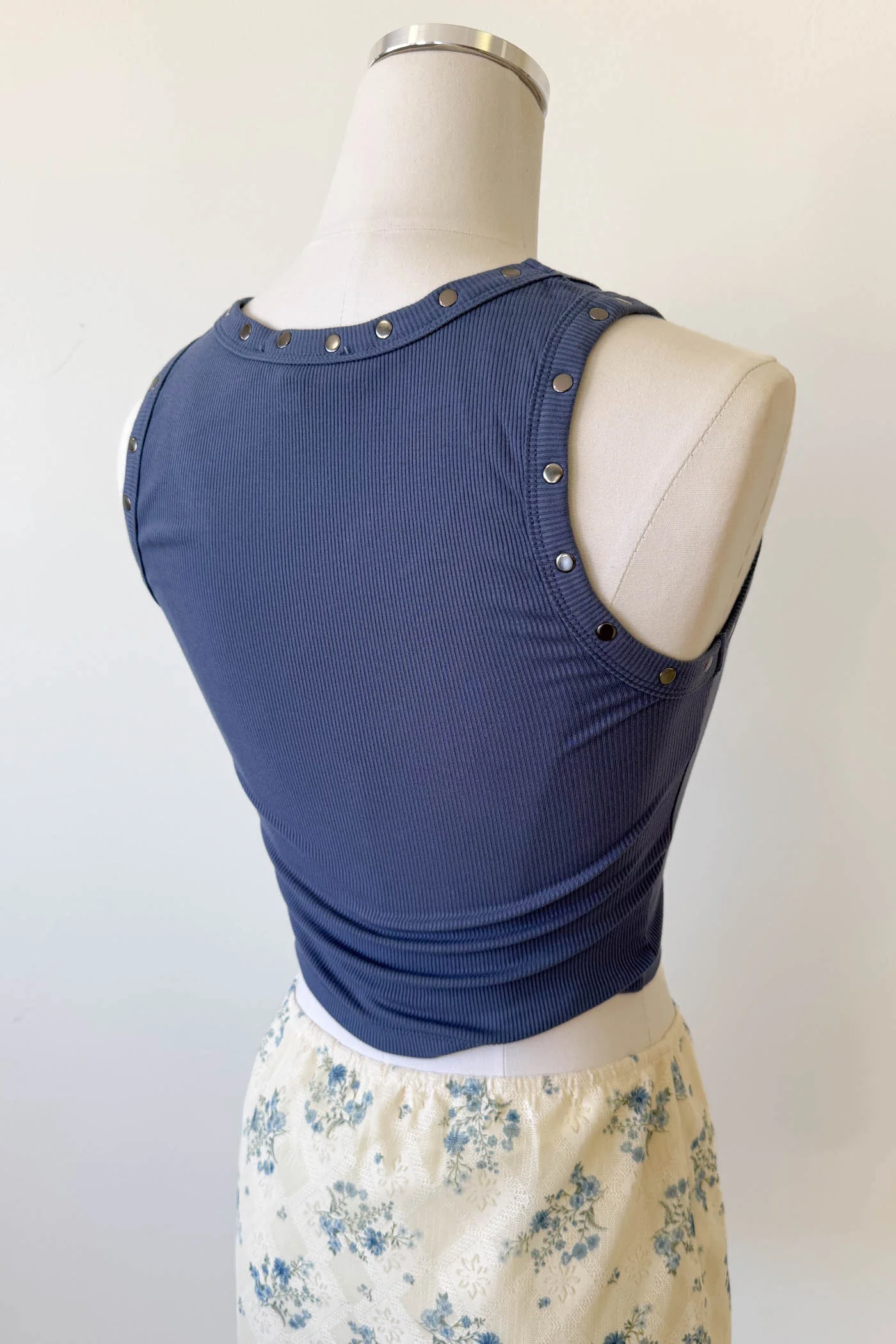 Studded Western Graphic Tank Top