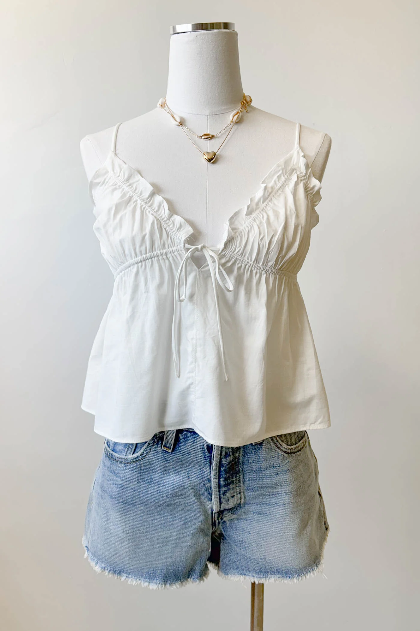 Ruffled Babydoll Top