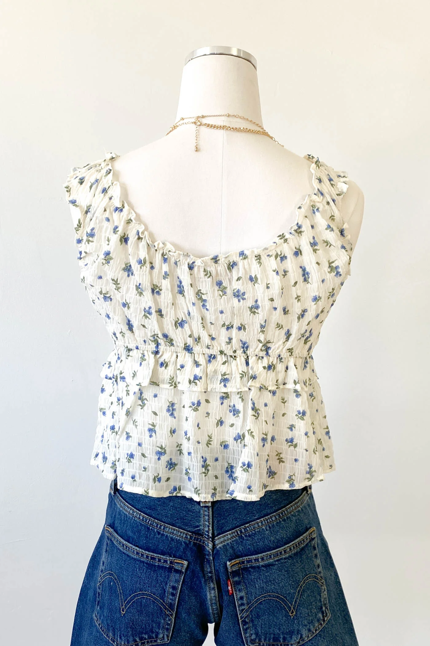 Ruched Sleeveless Top