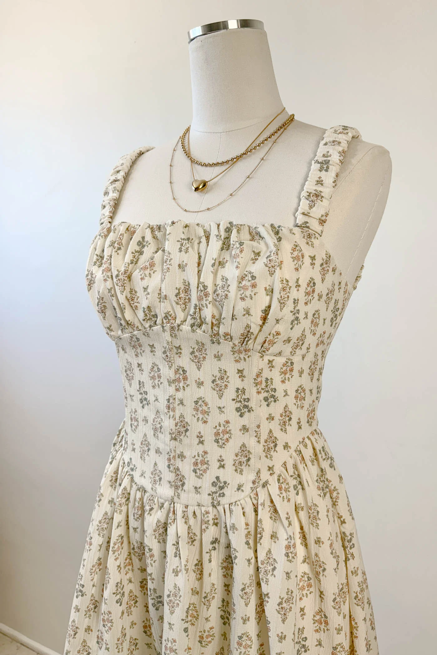 Sleeveless Floral Midi Dress