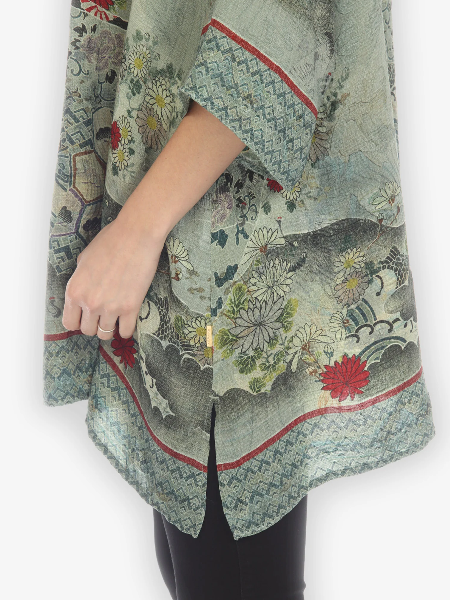 Reversible Silk Kimono Jacket