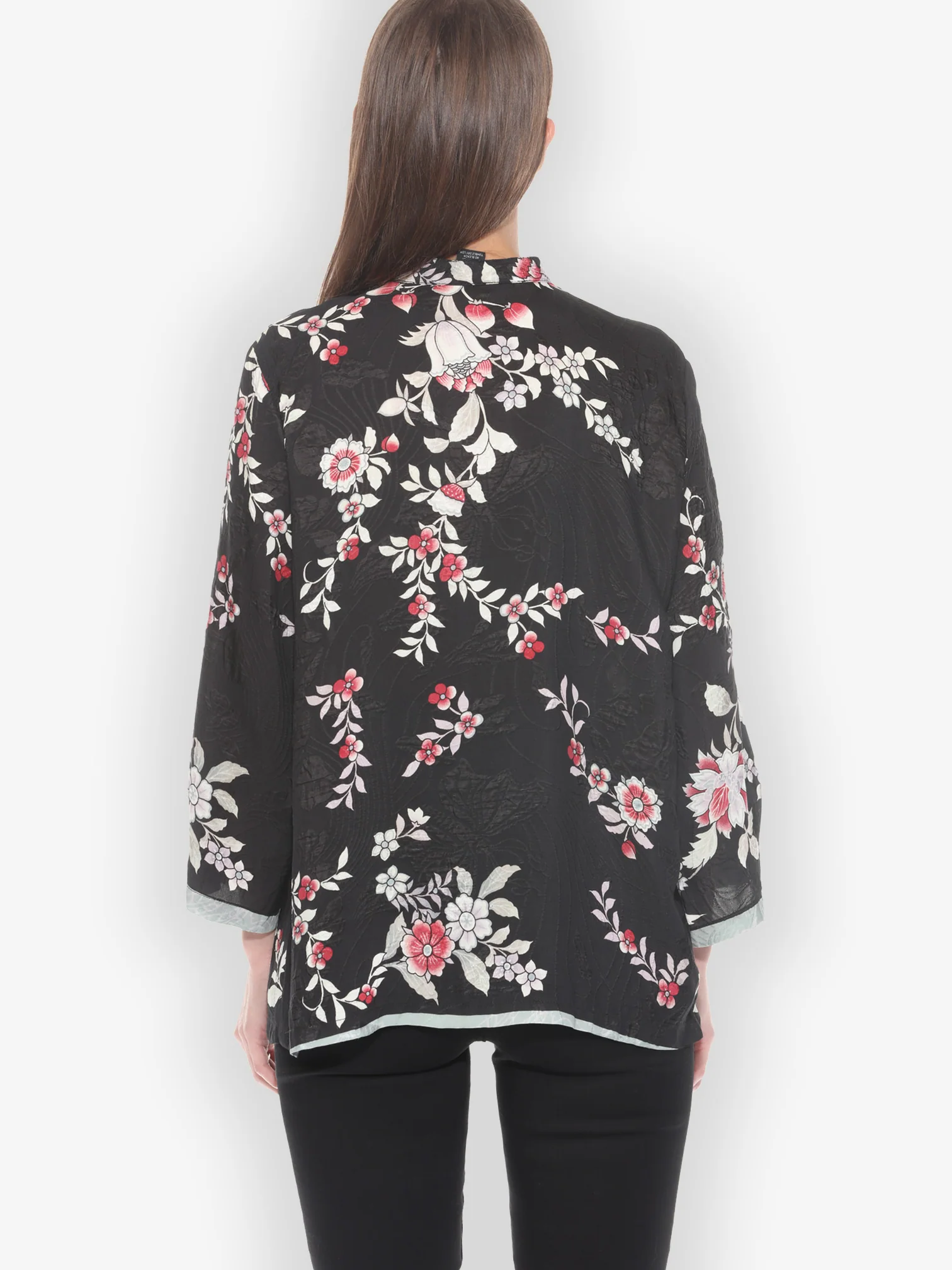 Botanical in Garden Silk Blouse