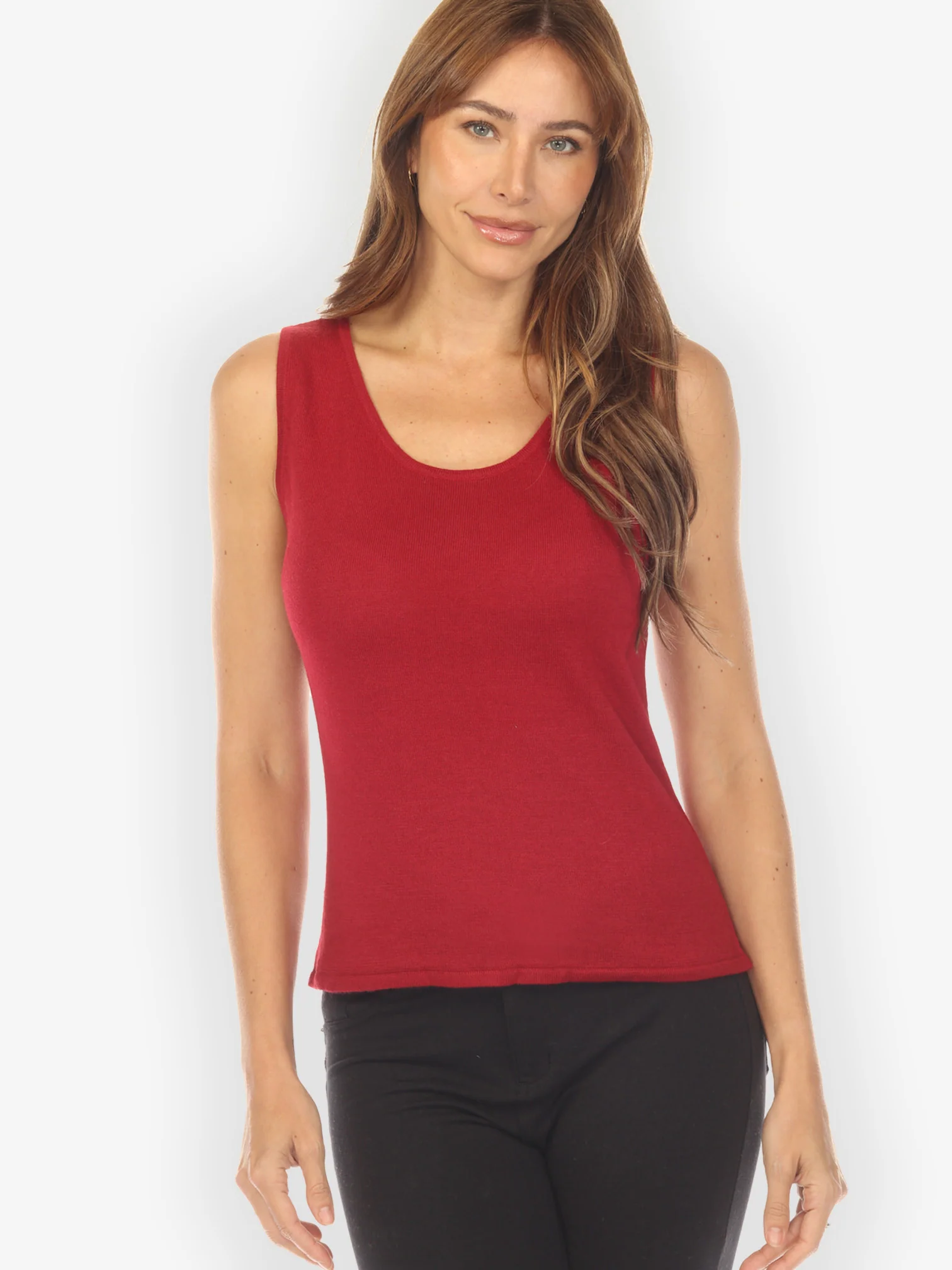 Cashmere Soybean Red Tank Top