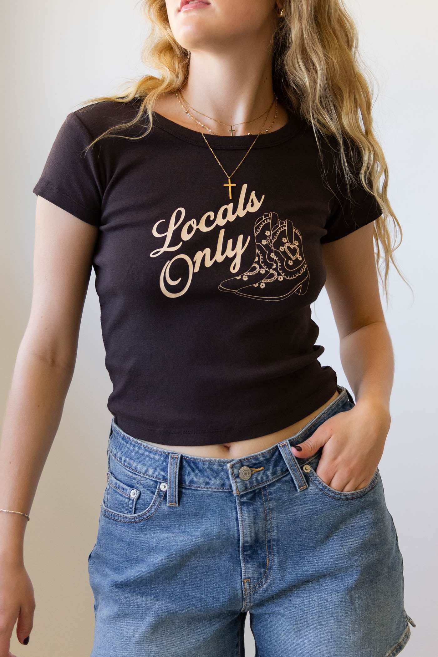 Locals Only OG Graphic Babydoll Tee