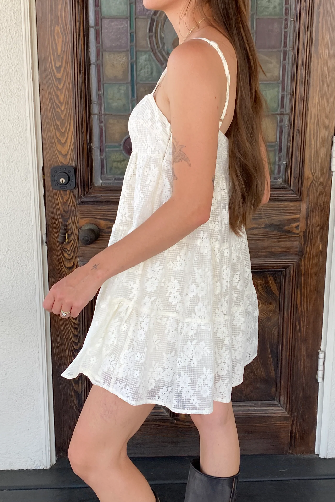 Floral Mini Babydoll Dress