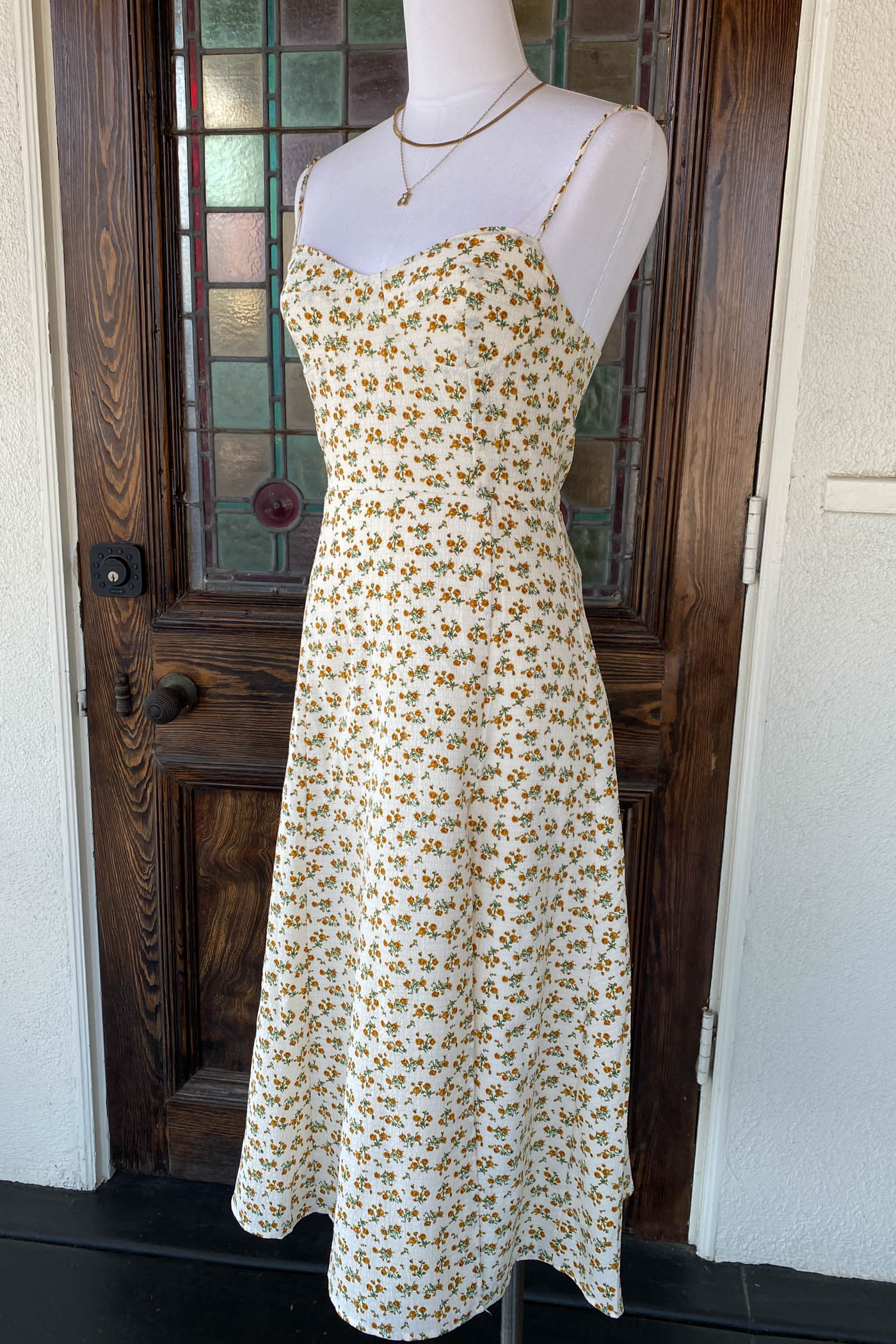 Ditsy Floral Midi Dress