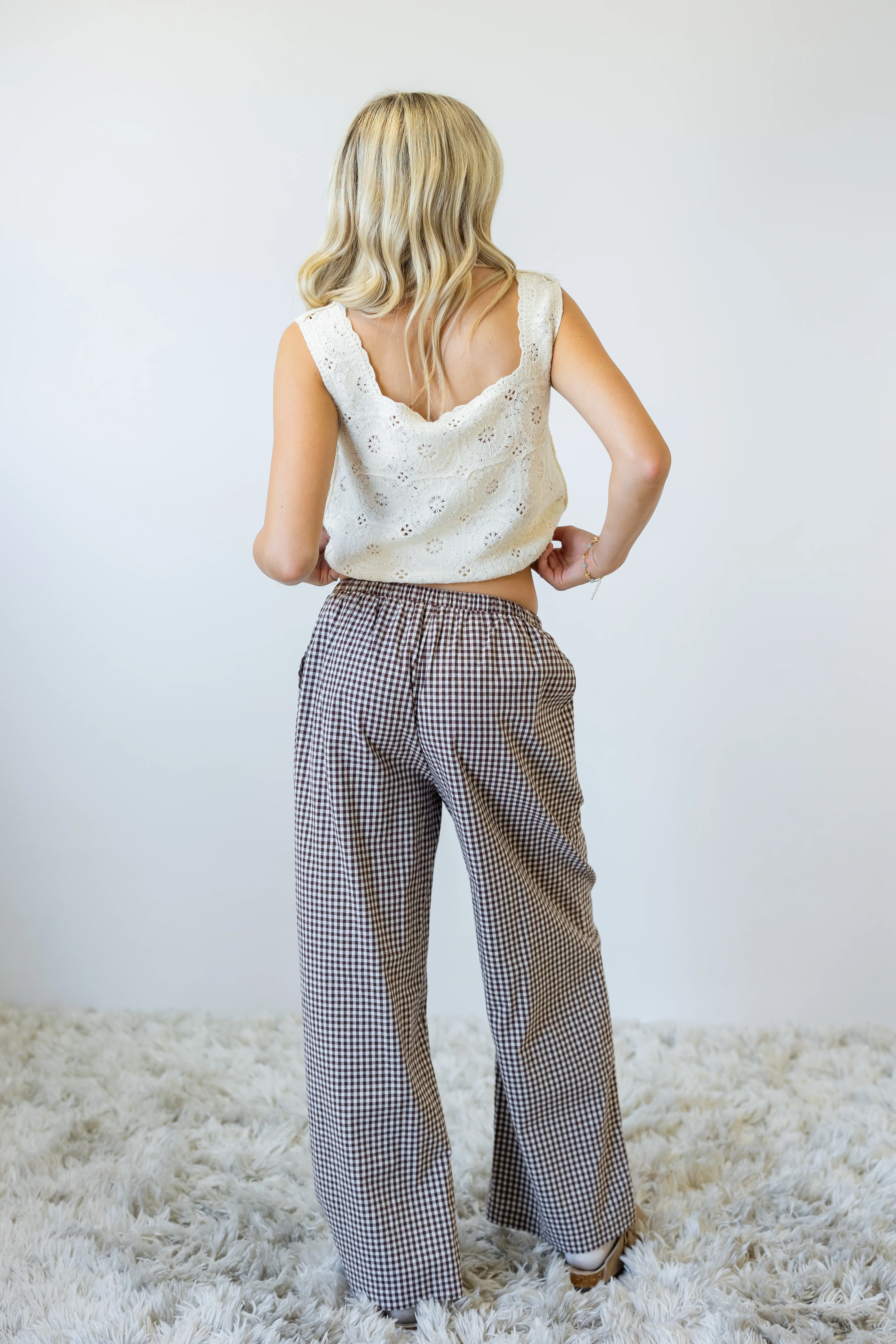 Gingham Pants