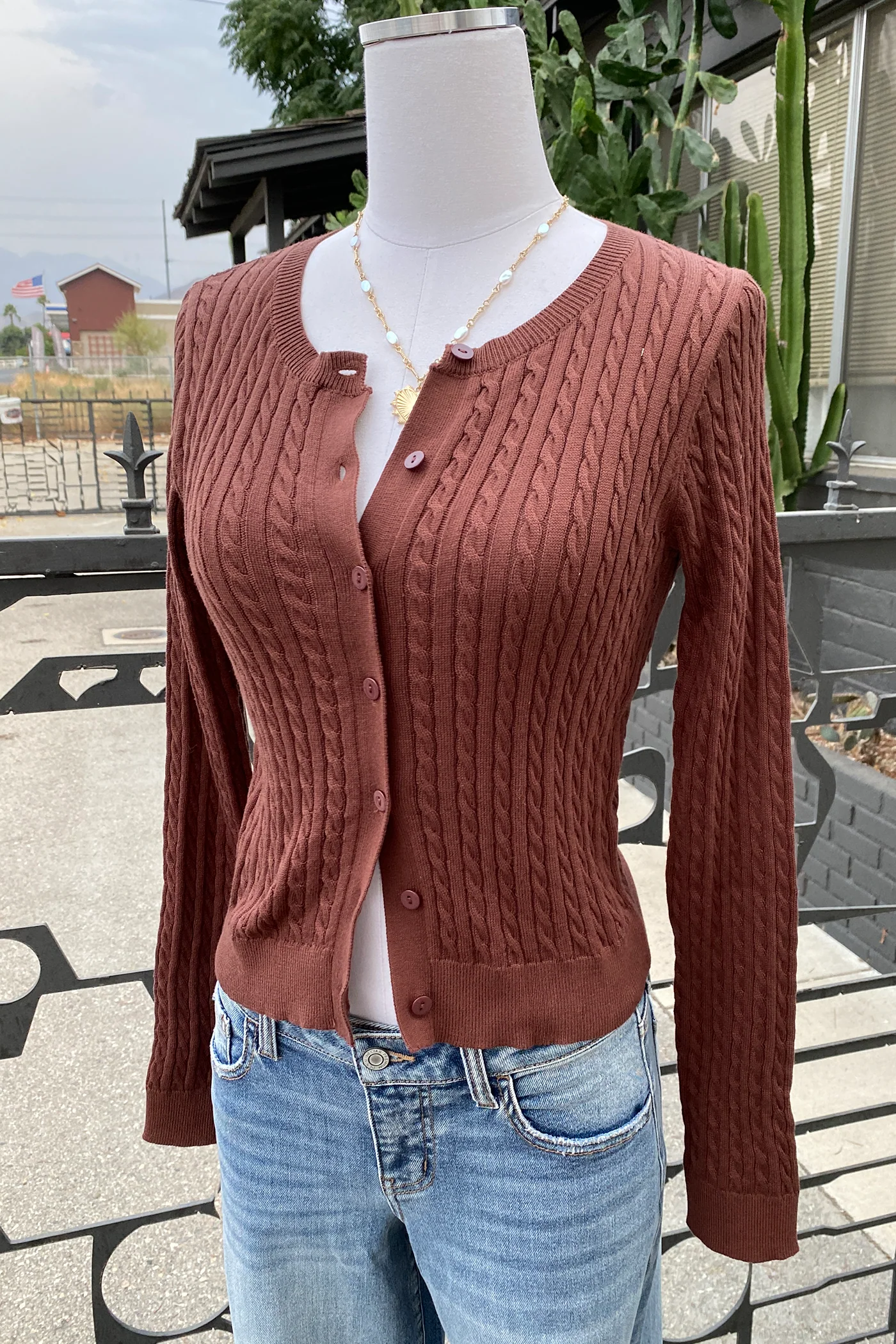Cable Knit Cardigan