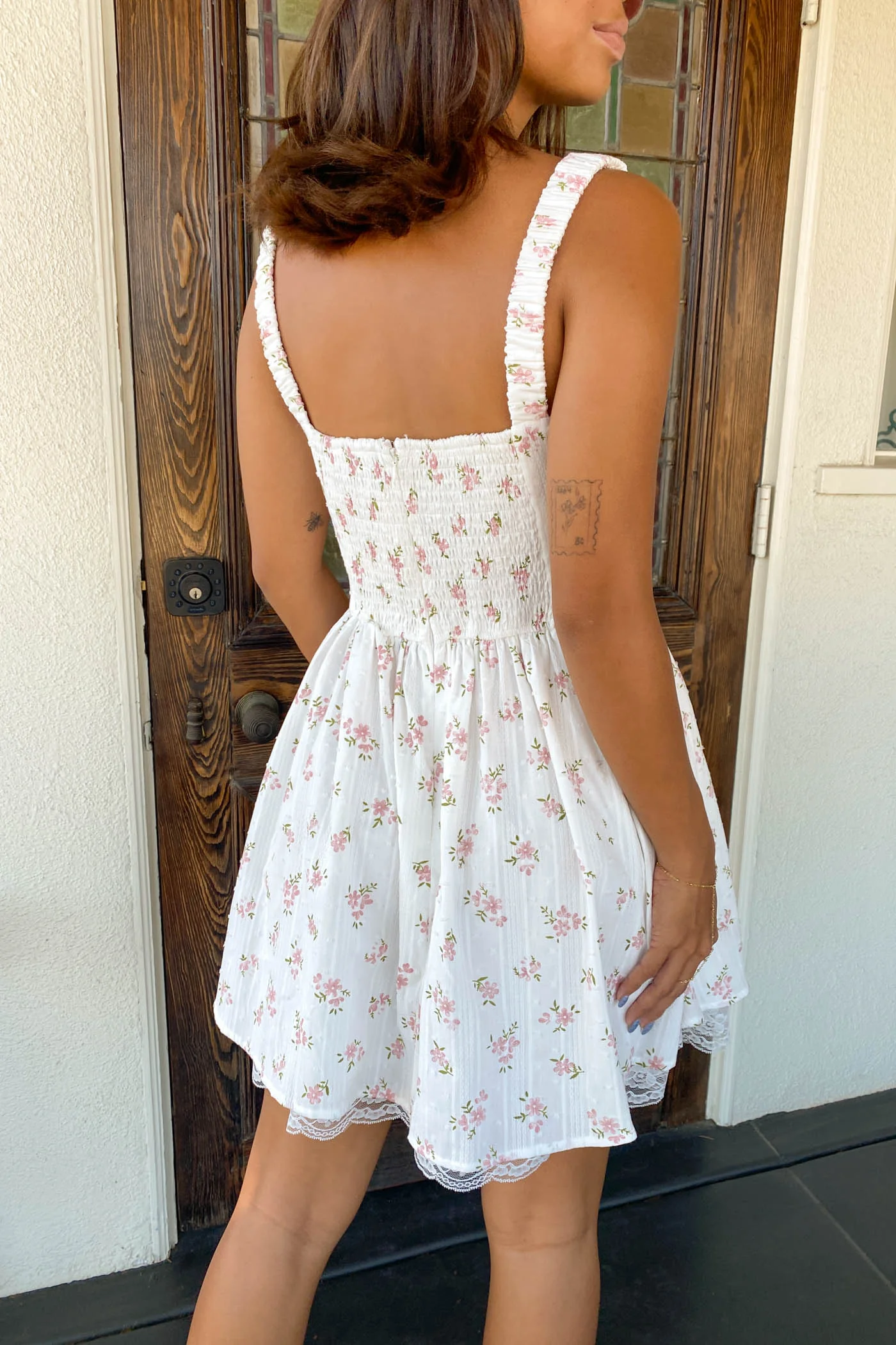Floral Corset Mini Dress
