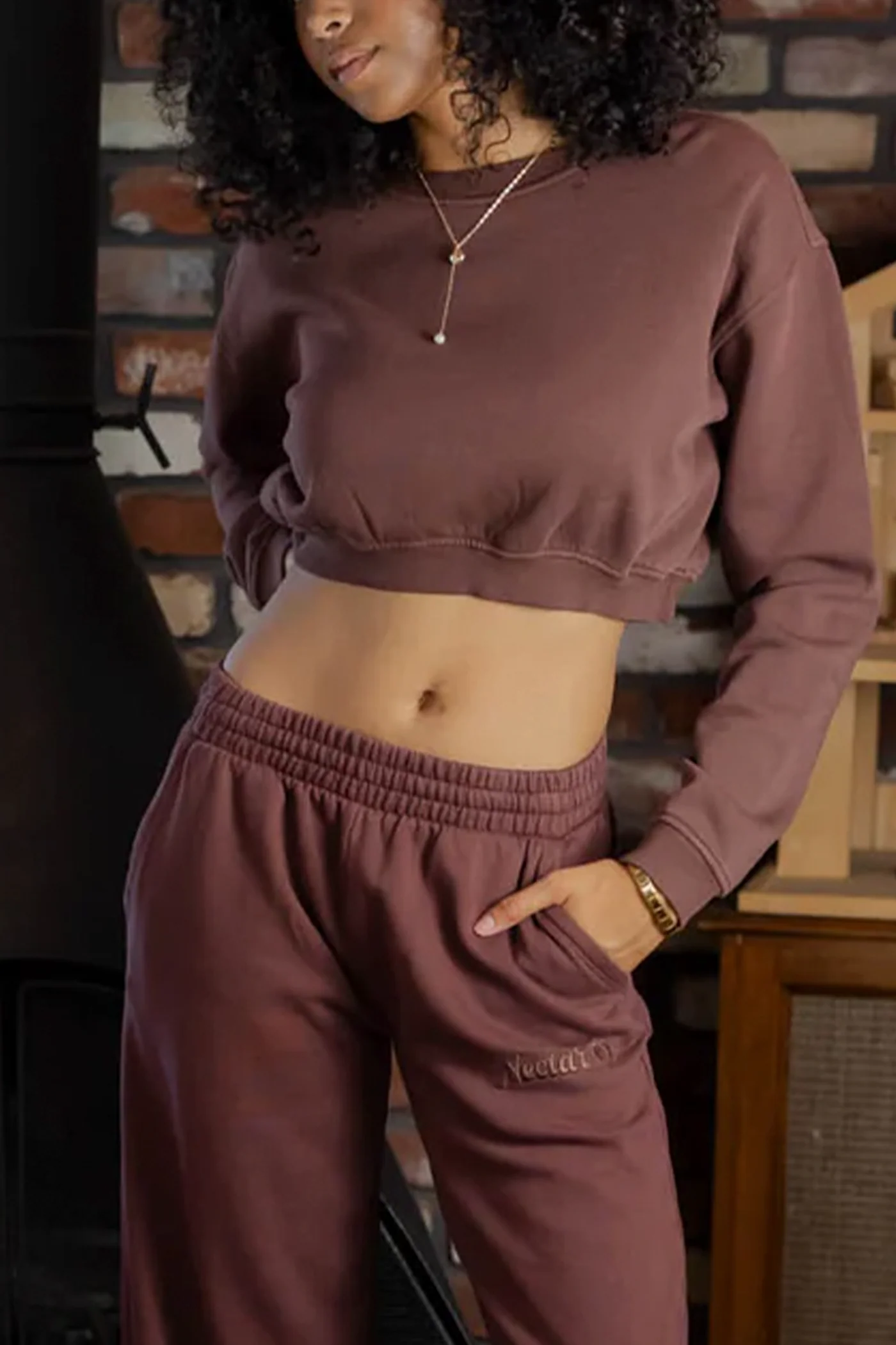 Basic Crop Sweatshirt