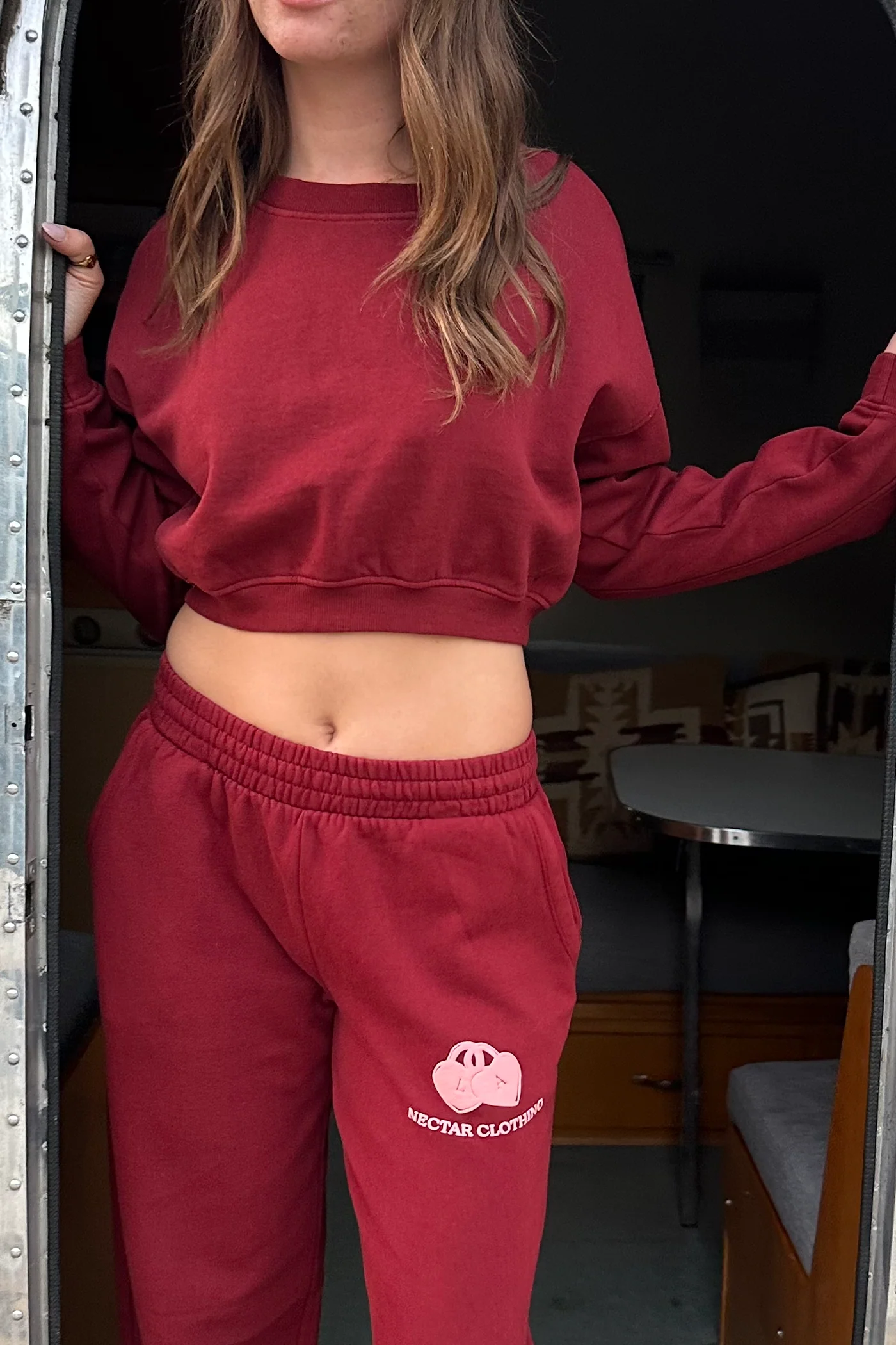 Locket Puff Print Graphic Sweatpant