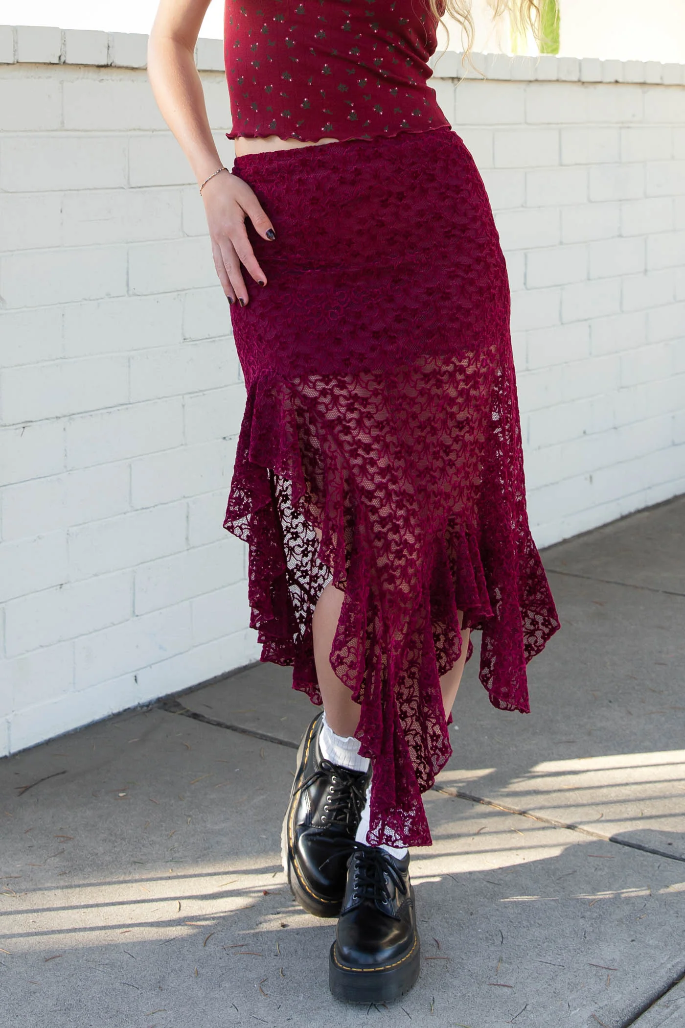 Lace Boho Skirt