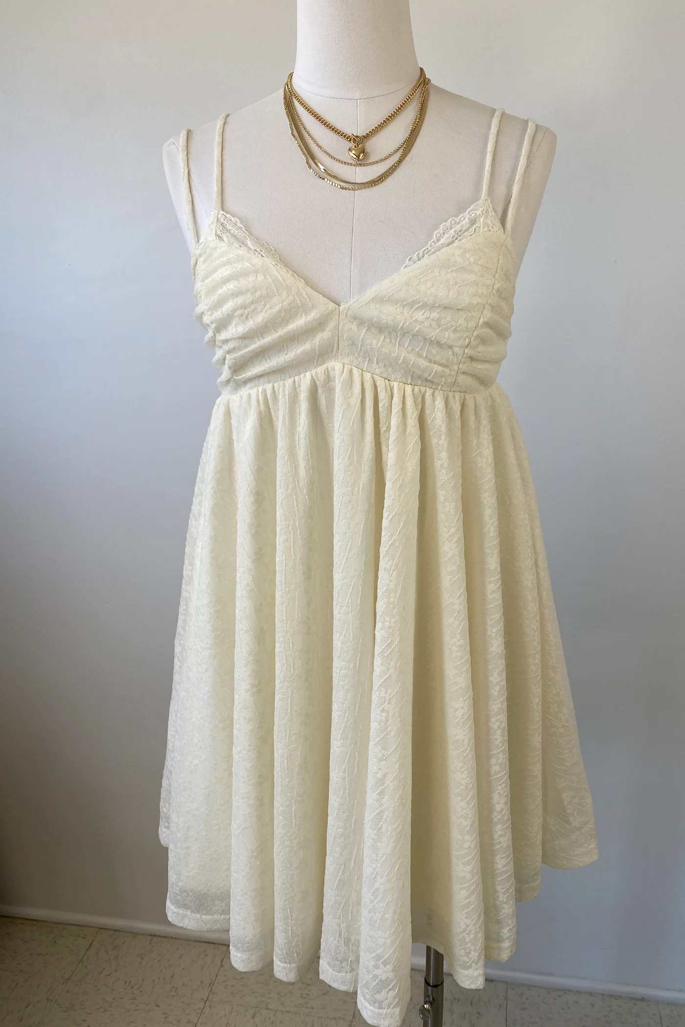 Stretch Lace Mini Dress