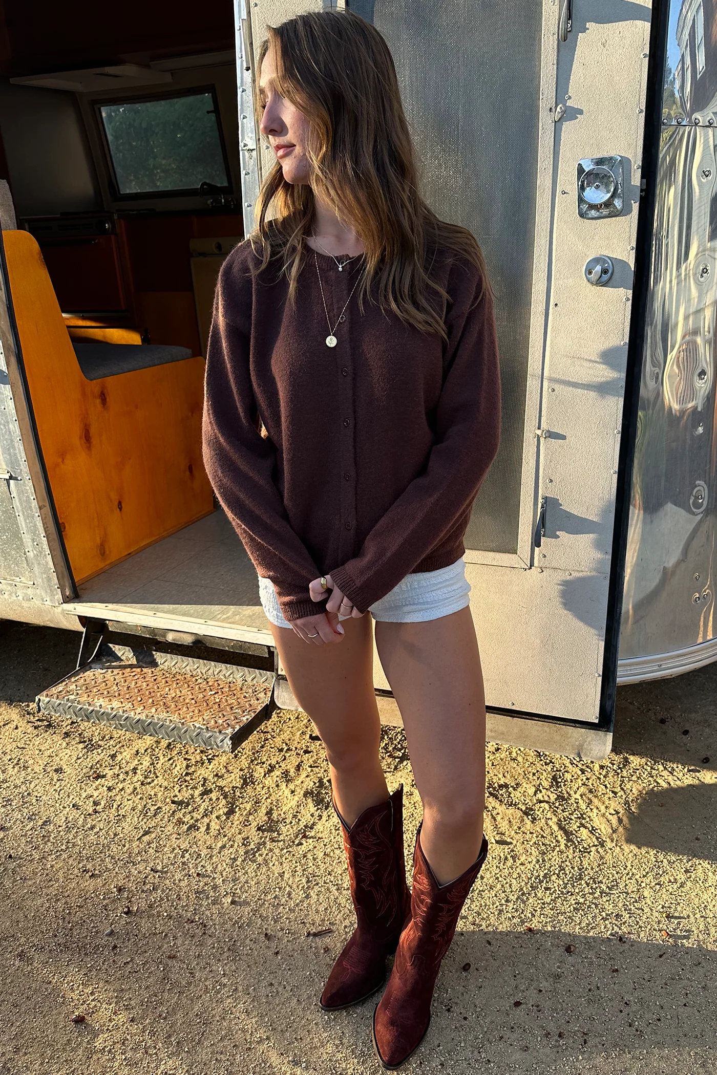 Button Up Knit Cardigan