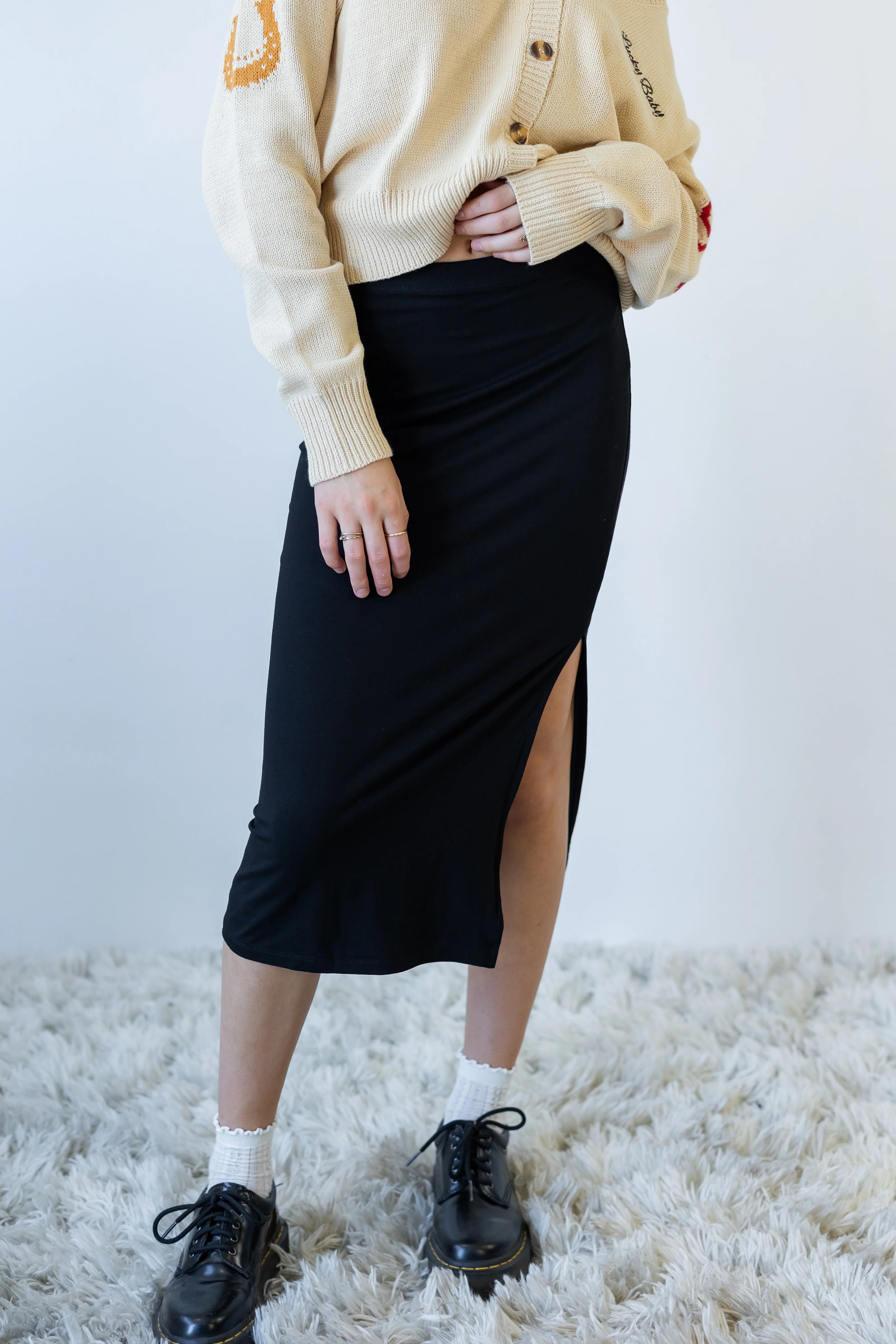 Basic Midi Skirt